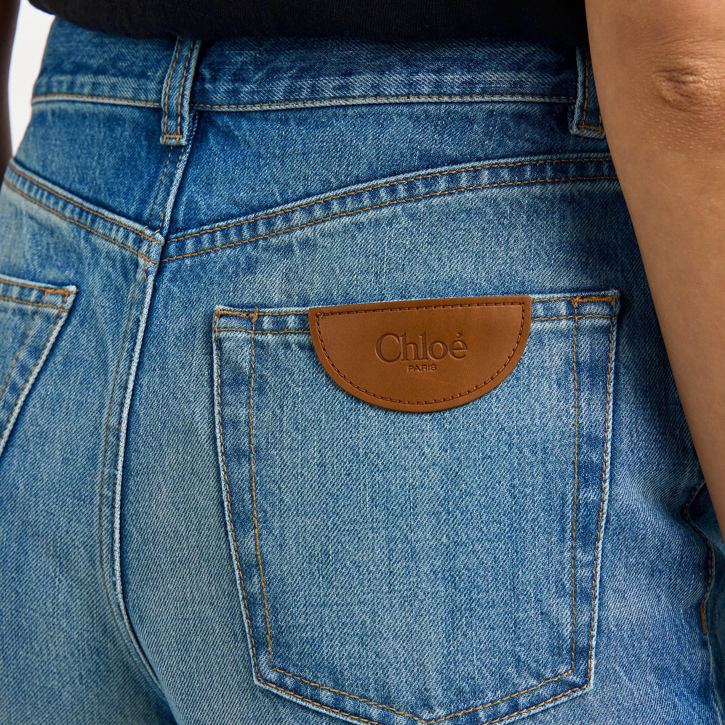 Dream Blue - Chloe - Women's Wide Leg Jeans - 5