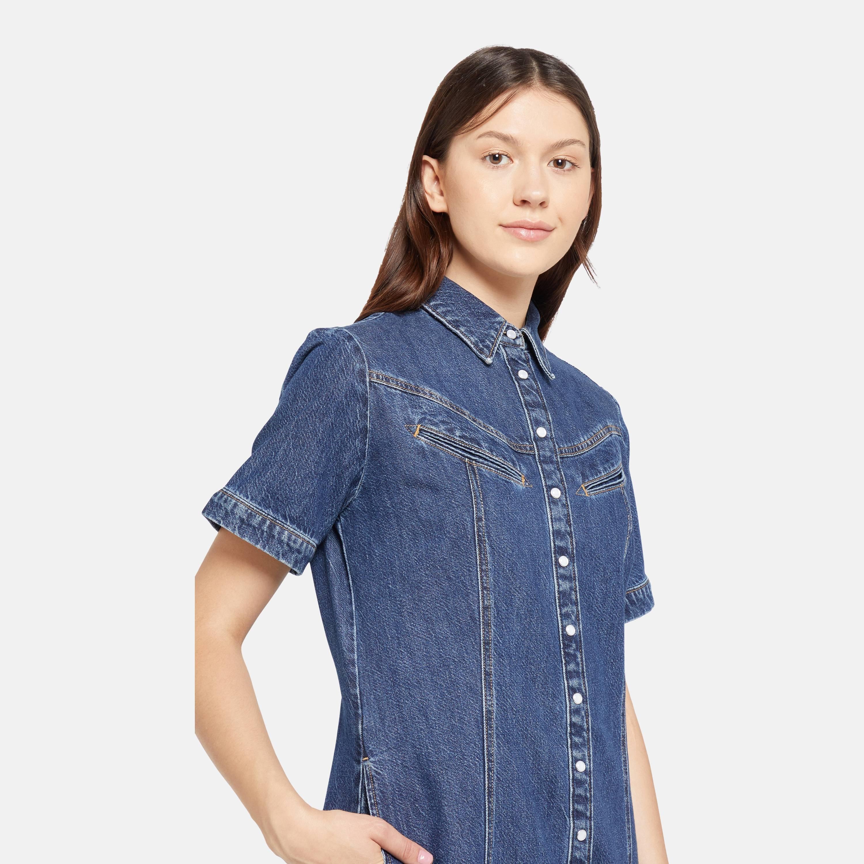 Sledge Sister - Levis - Women's Rinoa Denim Short-Sleeve Mini Dress - 2