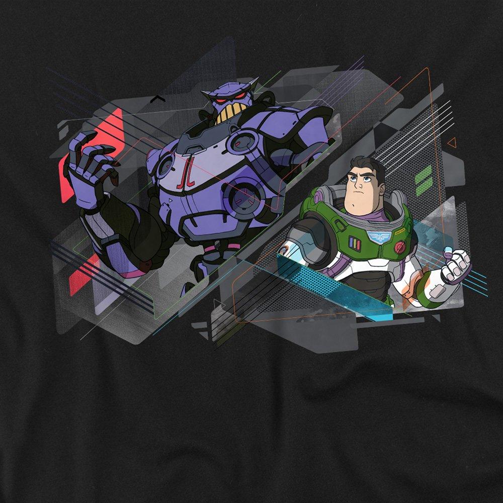 Black - Disney - Lightyear Emperor Zurg And Buzz Lightyear Long Sle - 2