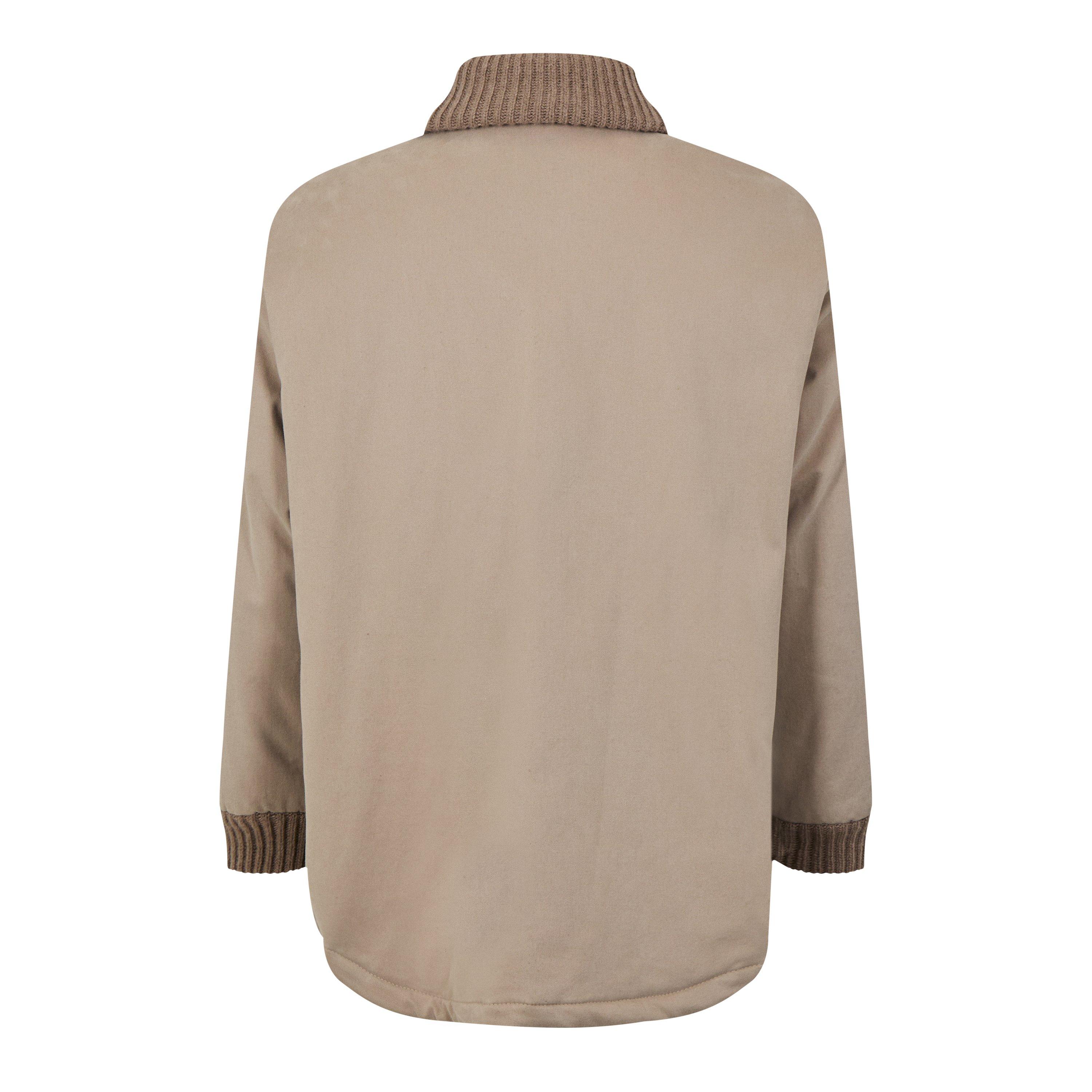 Beige Caldo - Emporio Armani - Women's  Boucle Jacket - 2