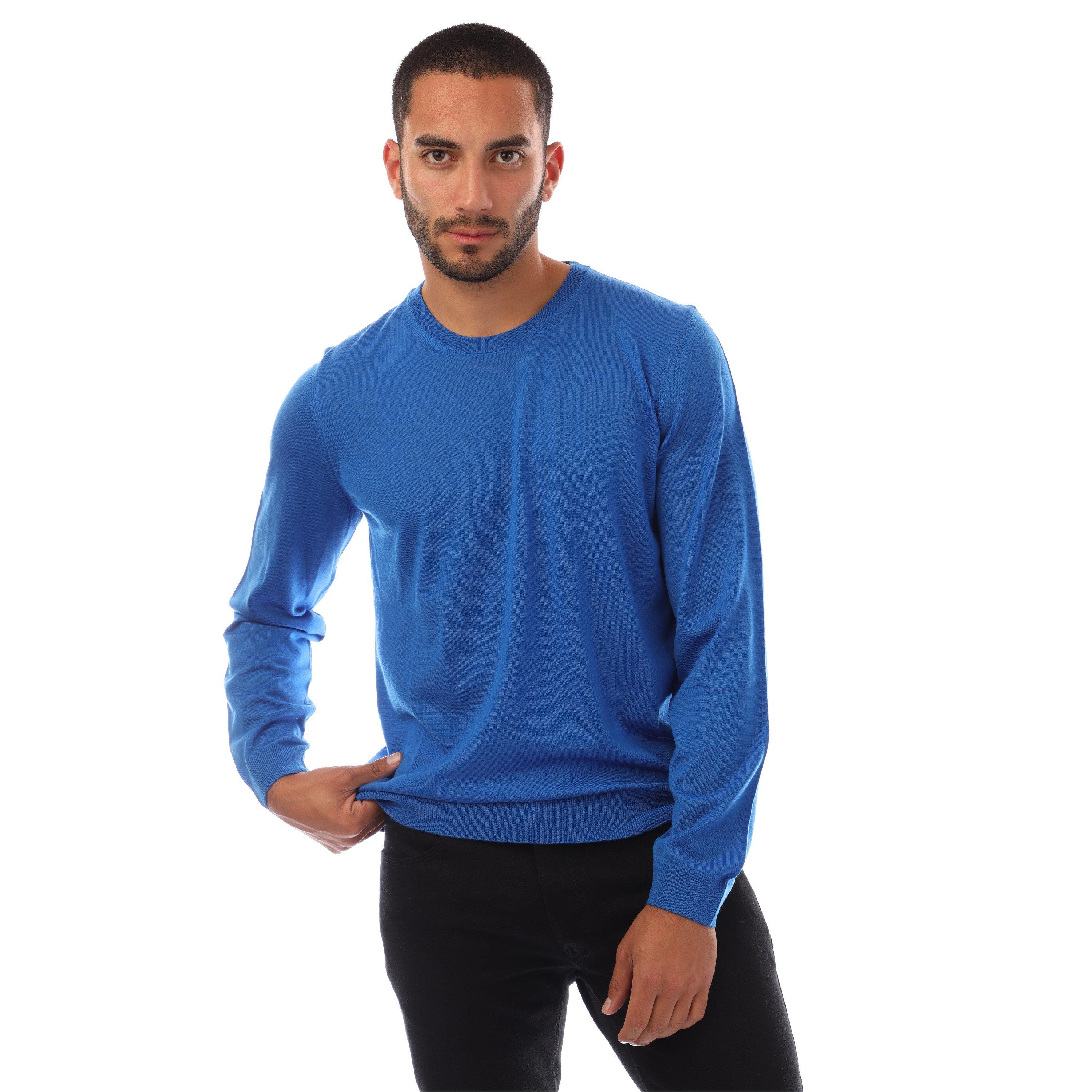 Boss Men's Leno-P Knitted Crew Neck Jumper - Open White 131 - 2XL