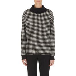 Emporio Armani Maglia Checkered Knit Jumper