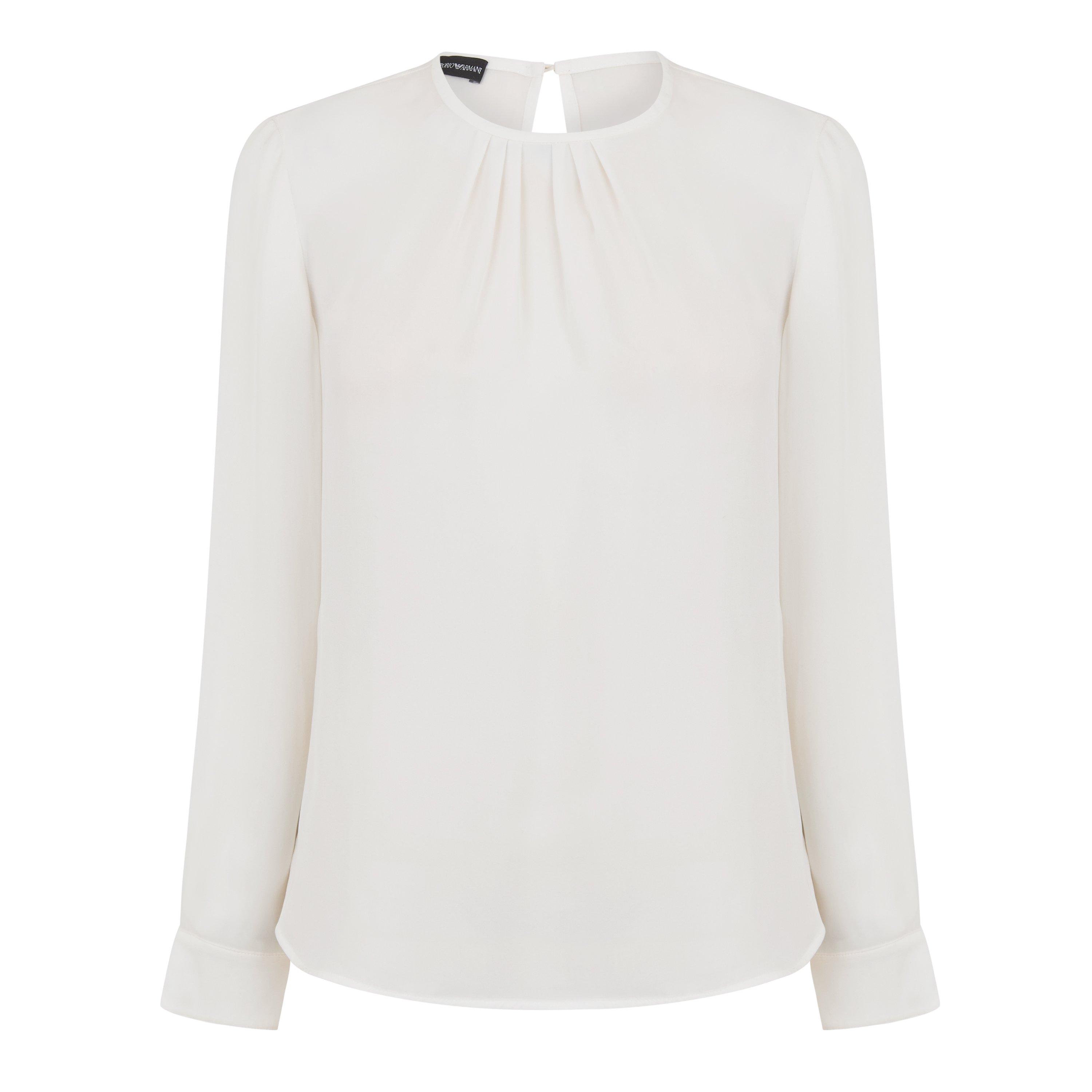 Emporio Armani Women's Plain Long-Sleeve Shirt
