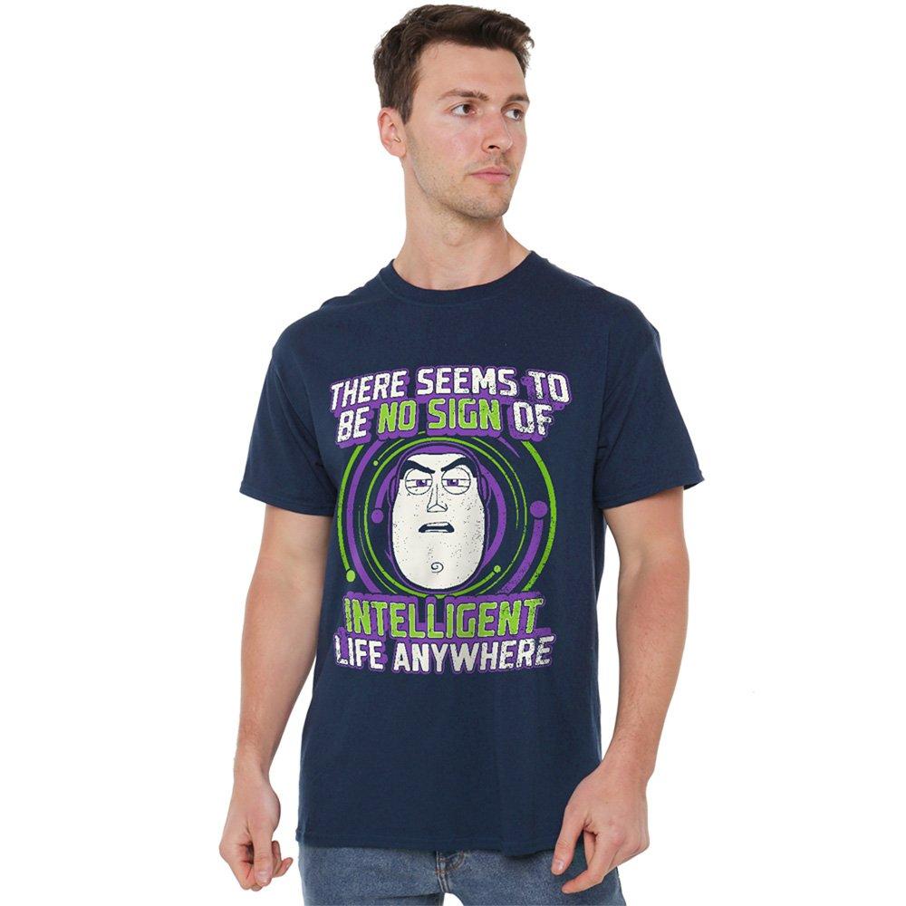 Navy - Disney - Toy Story Buzz No Sign Of Intelligent Life T-Shirt - 1