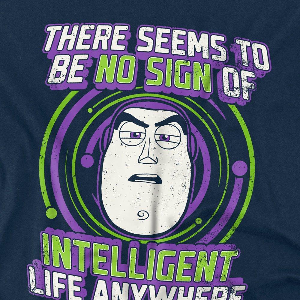 Navy - Disney - Toy Story Buzz No Sign Of Intelligent Life T-Shirt - 2