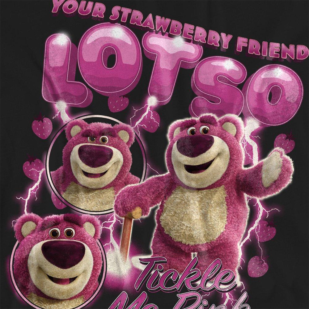 Black - Disney - Toy Story Strawberry Lotso Homage T Shirt Black - 2