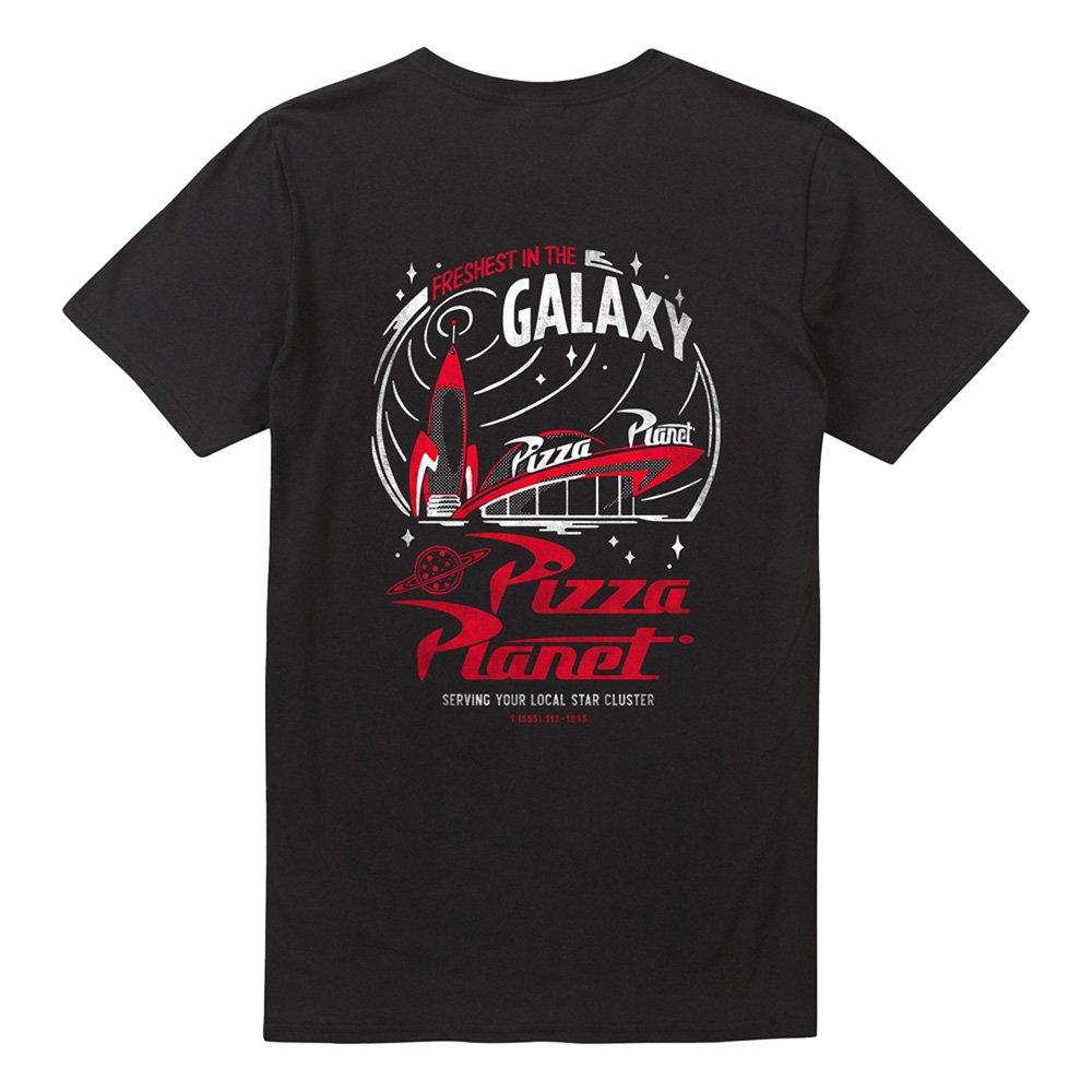 Black - Disney - Toy Story Pizza Planet Freshest Front Back T-Shirt - 4