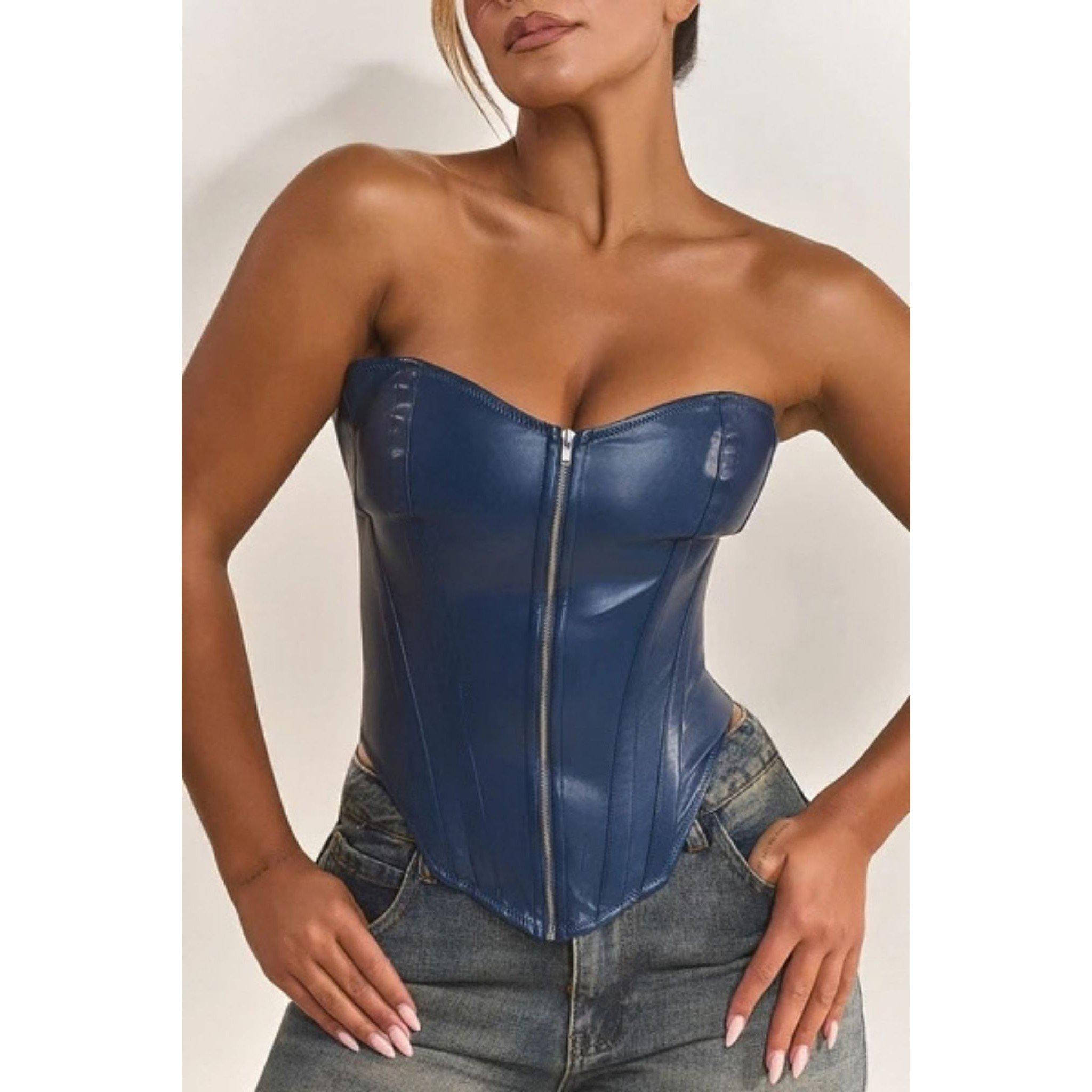 Navy - Mars The Label - MTL The Cinch Corset Ld99 - 4