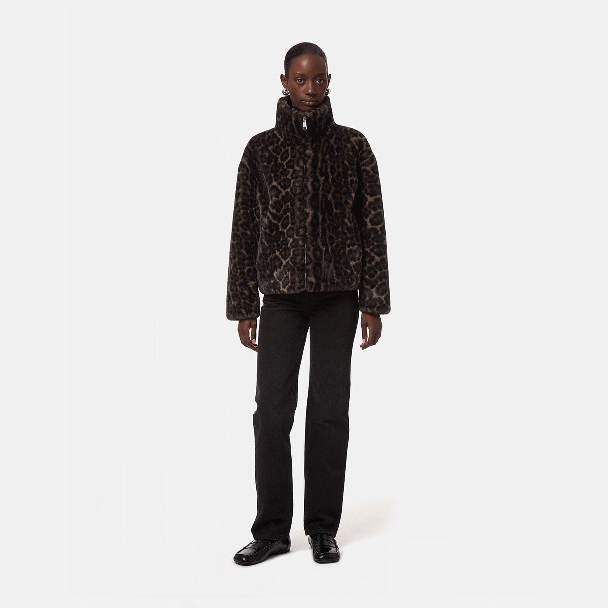 Dark Leopard - Apparis - Apparis Brooks Coat Ld71 - 2