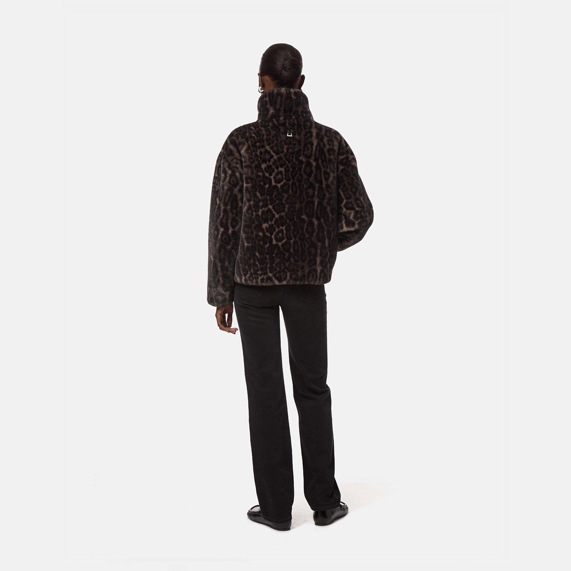 Dark Leopard - Apparis - Apparis Brooks Coat Ld71 - 3