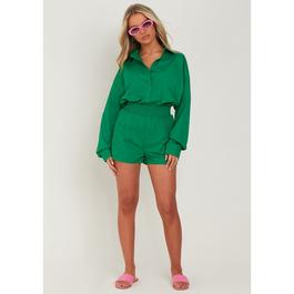 Missy Empire Oversized High Waisted Runner Shorts