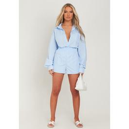 Missy Empire Oversized High Waisted Runner Shorts