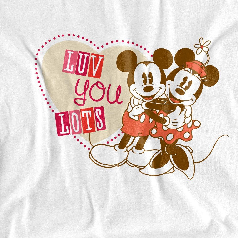 White - Disney - Mickey and Minnie Mouse Vintage Valentines Day Lu - 2
