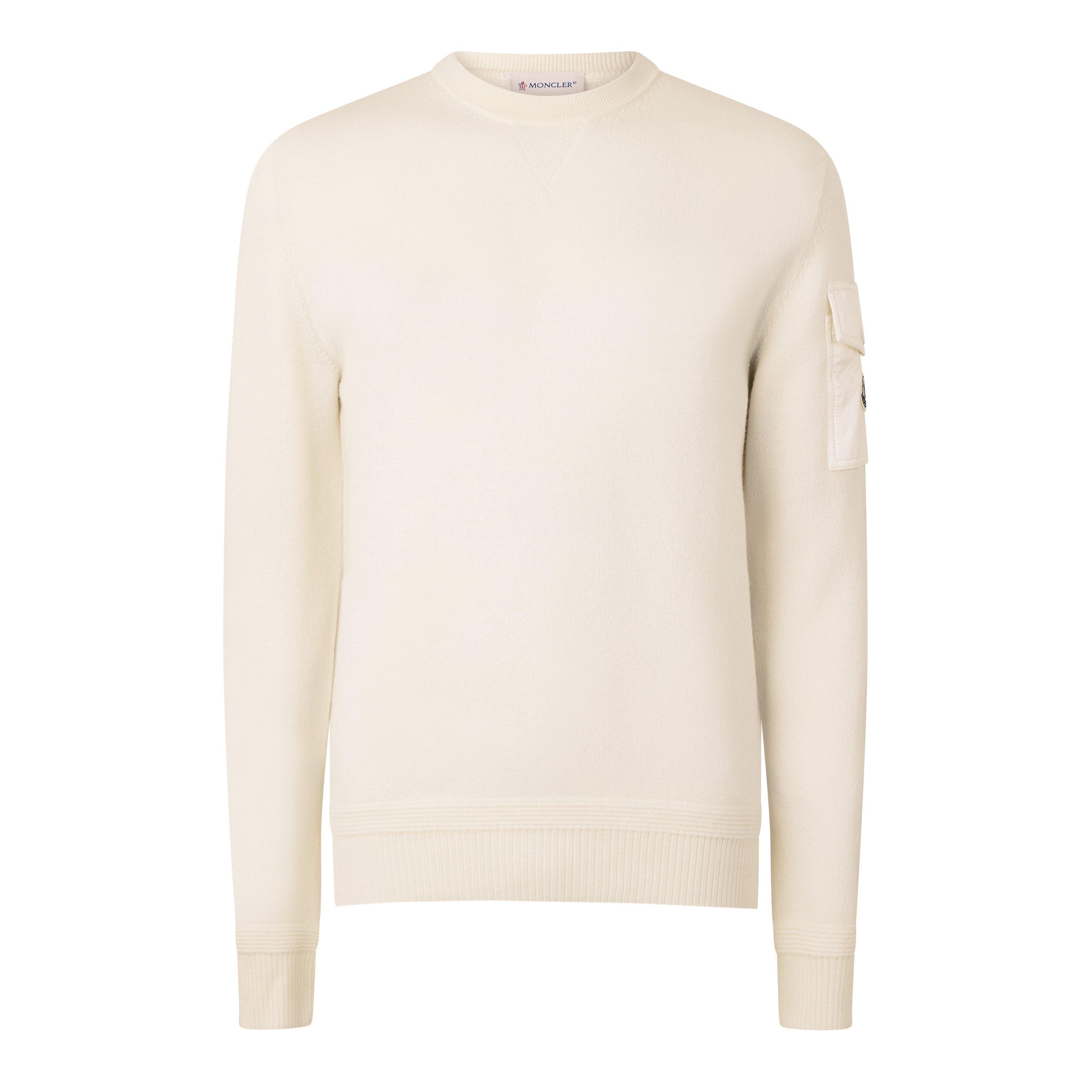 Moncler Moncler Crew Knit Sn64 - White 034 - M