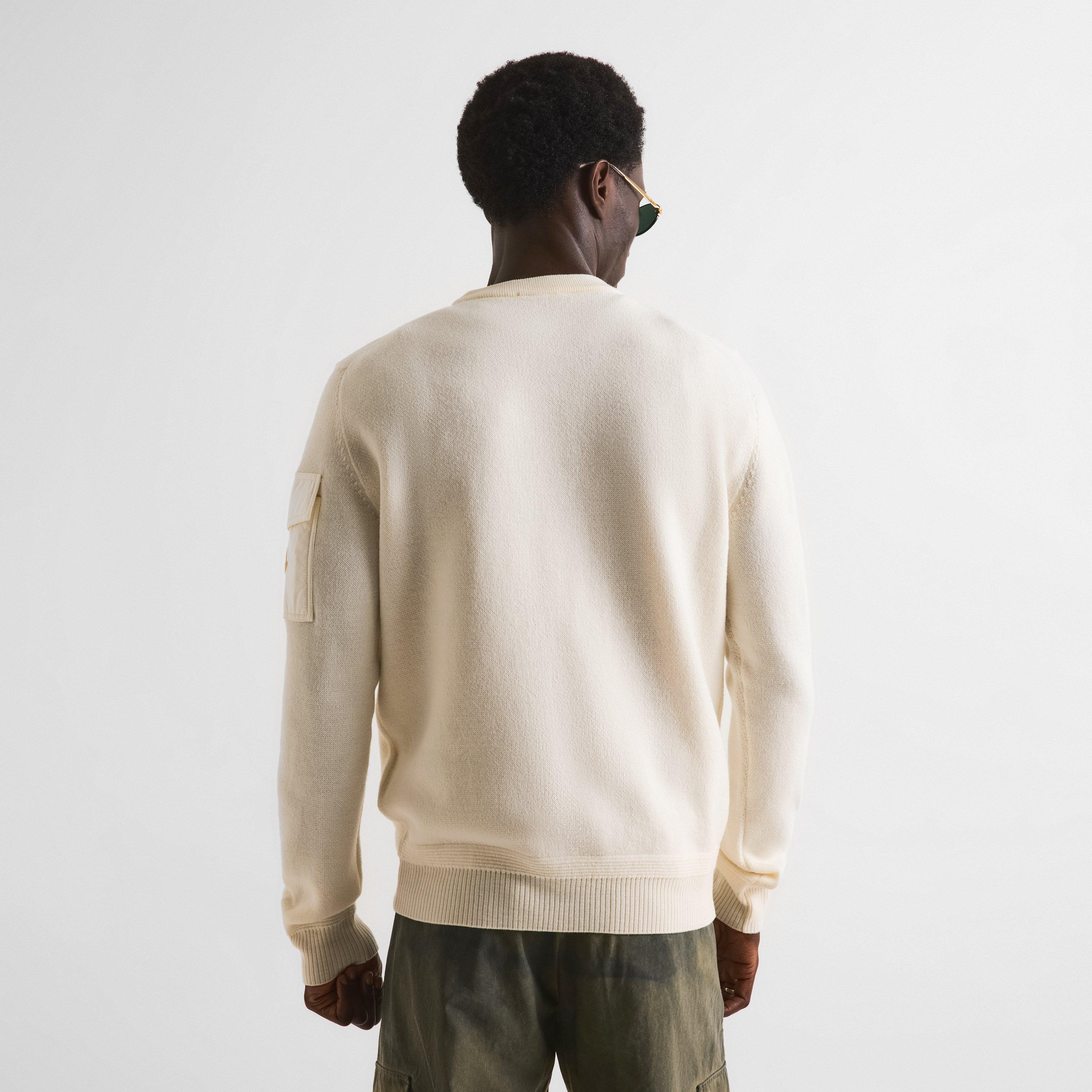 White 034 - Moncler - Moncler Crew Knit Sn64 - 4