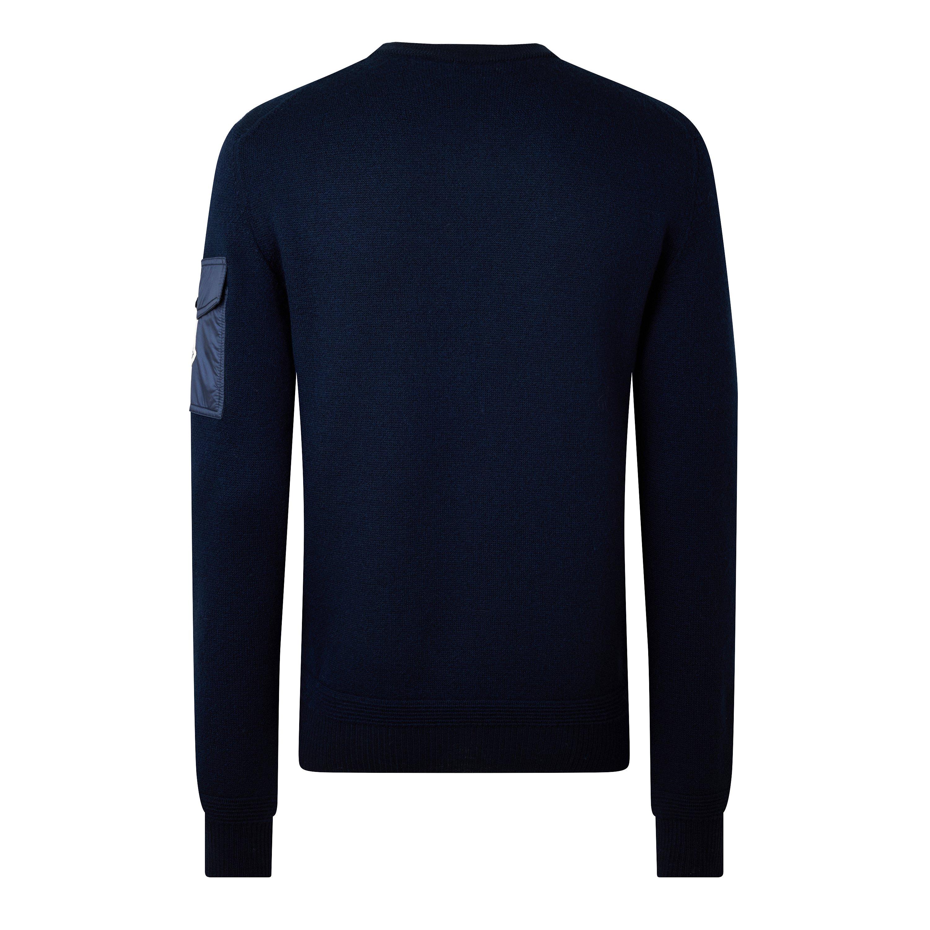 Navy 776 - Moncler - Moncler Crew Knit Sn64 - 2