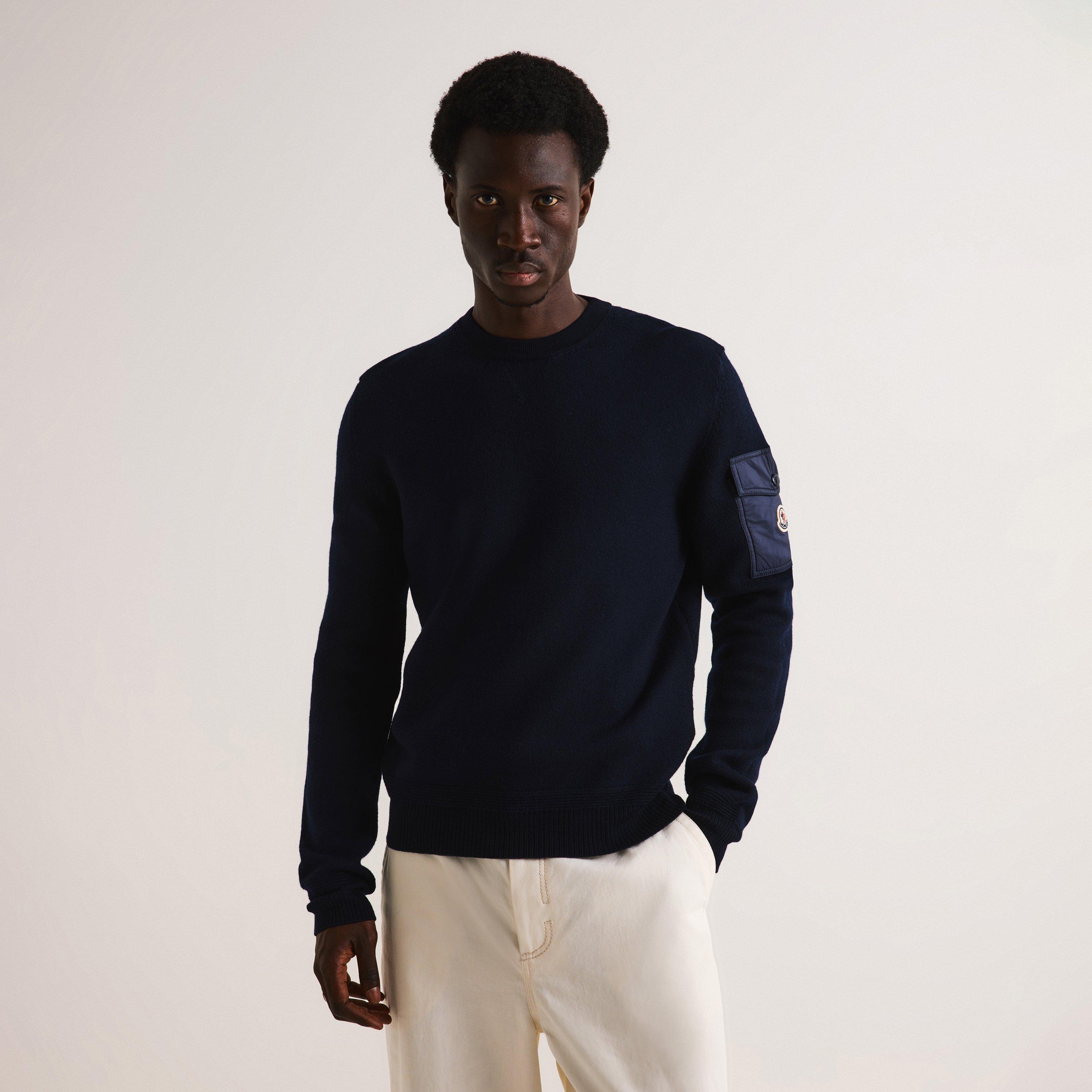 Navy 776 - Moncler - Moncler Crew Knit Sn64 - 3