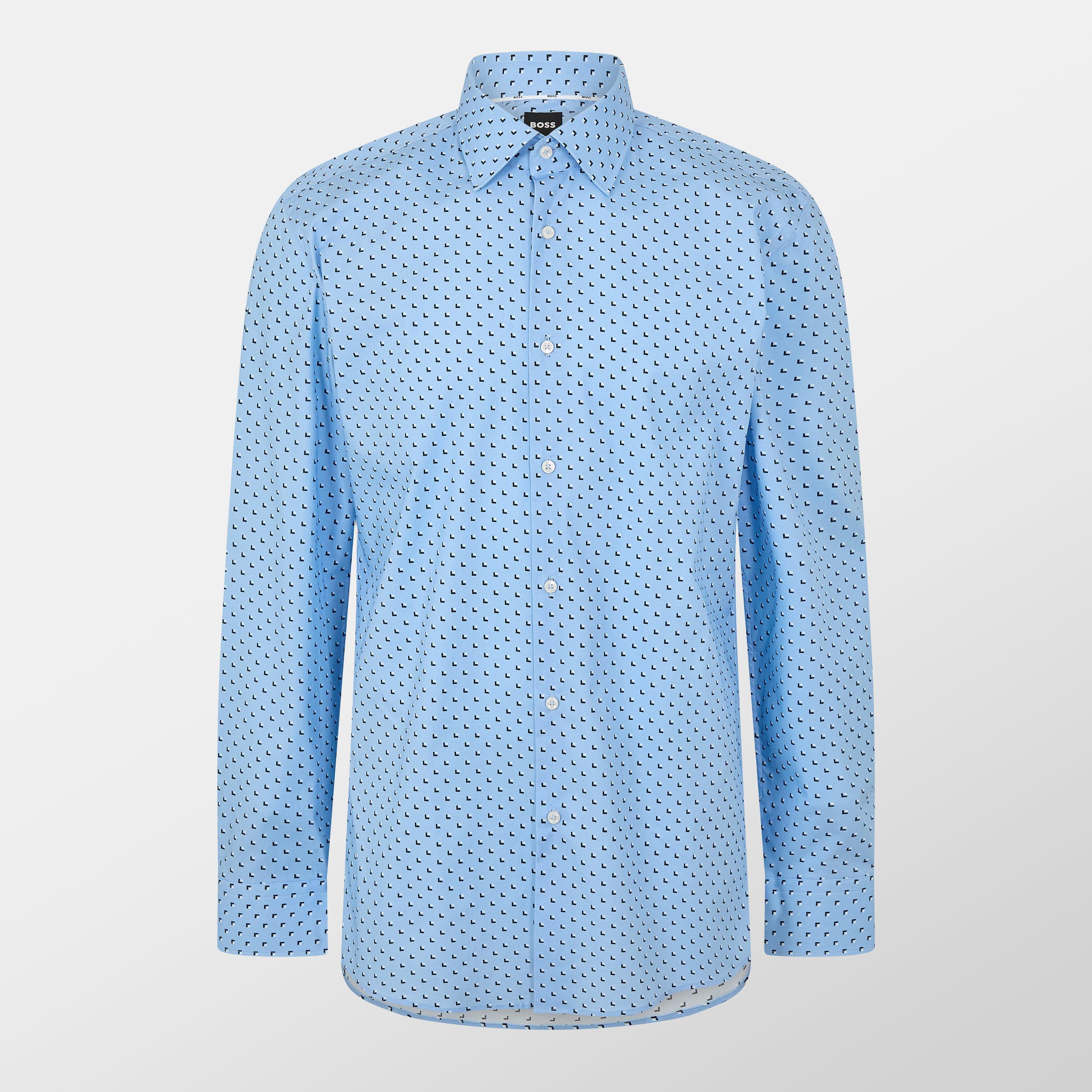 White 100 - Boss - Plain Long-Sleeve Shirt - 1