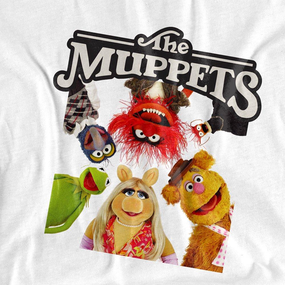 White - Disney - Muppets Group Pose Long Sleeve T-Shirt White - 2