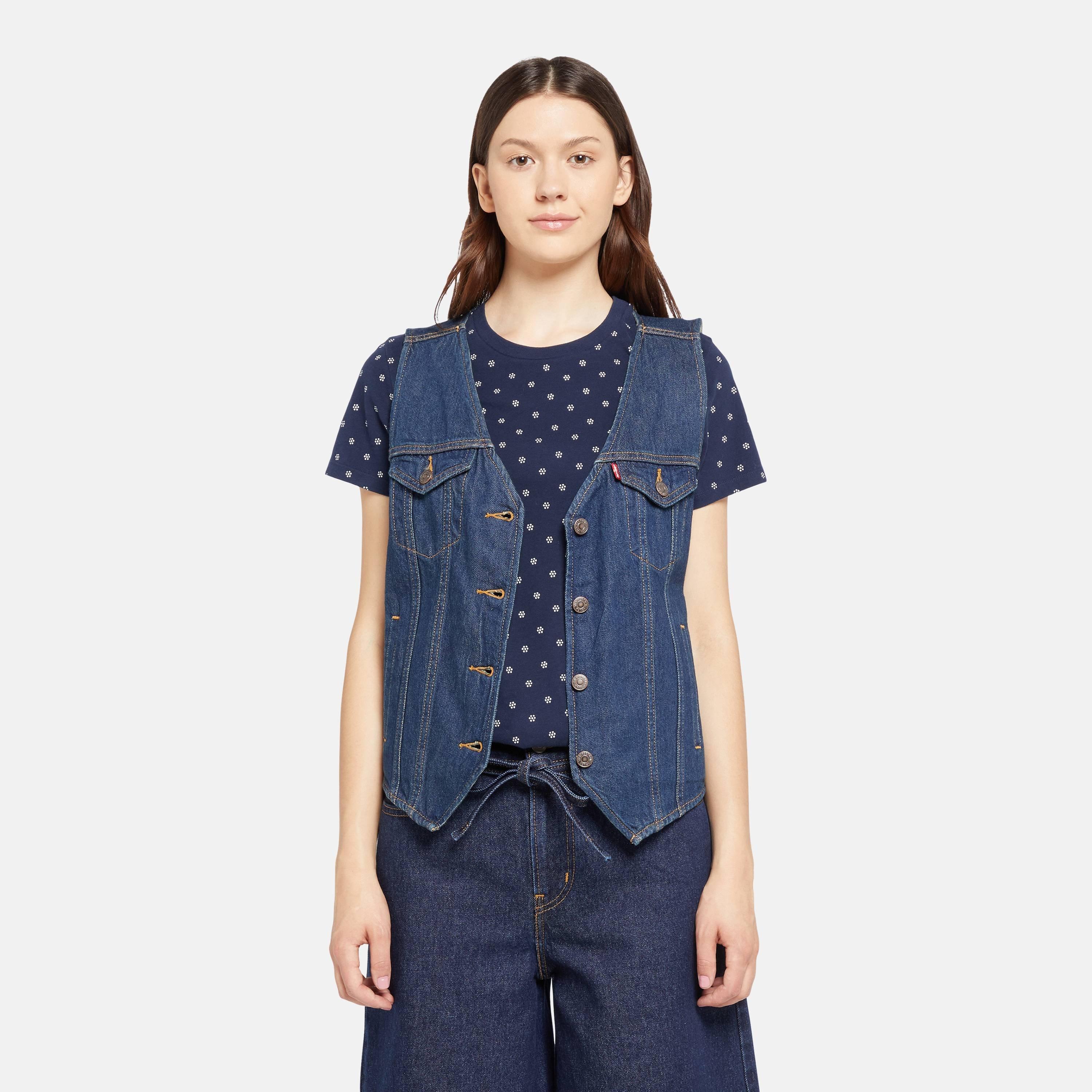 Square Circle - Levis - Women's Loose Waistcoat - 2