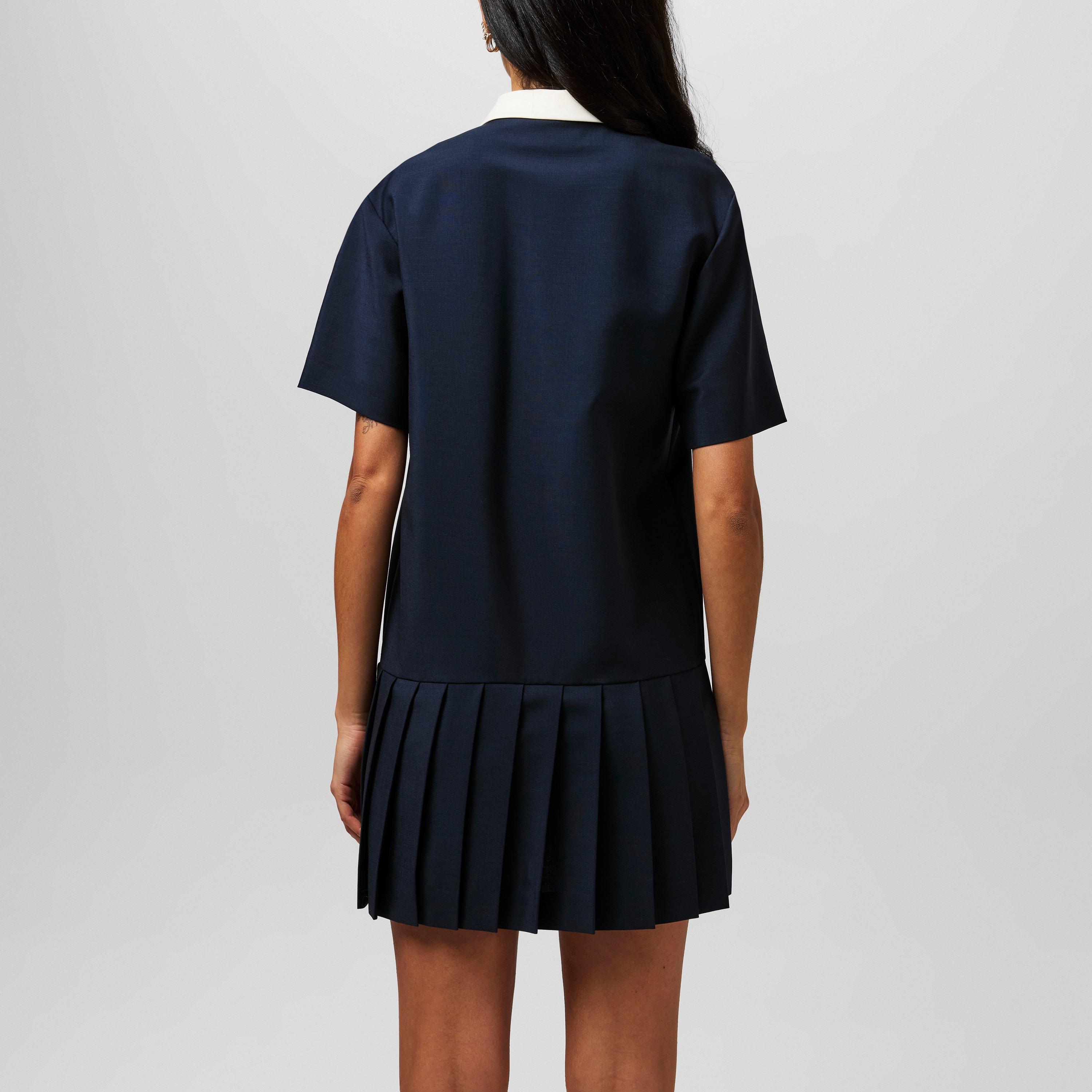 Navy - Miu Miu - Mohair Mini Dress - 3