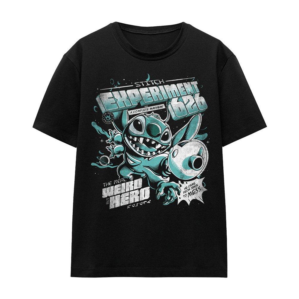 Black - Disney - Lilo And Stitch Experimen T-Shirt Black - 4