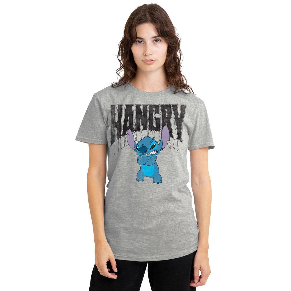 Light Grey - Disney - Lilo And Stitch Hangry T-Shirt Athletic Heather - 1
