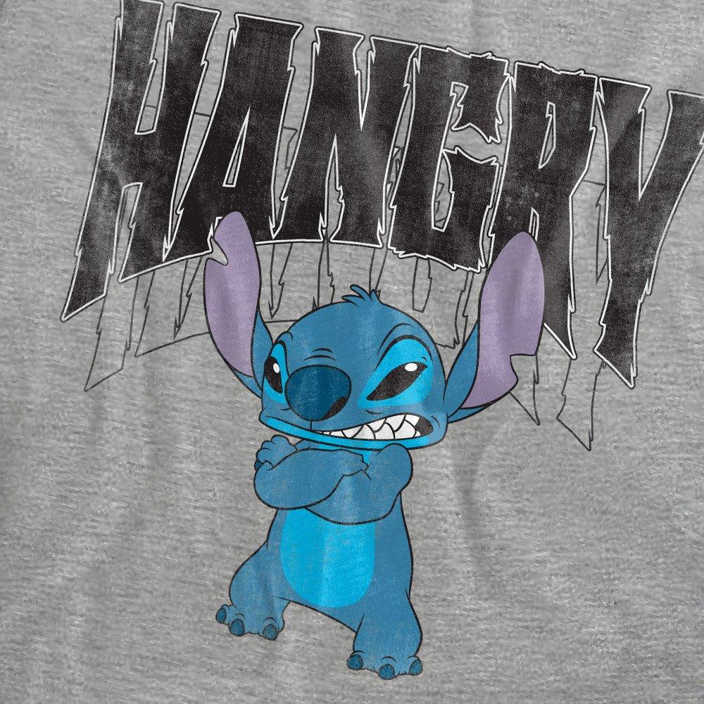 Light Grey - Disney - Lilo And Stitch Hangry T-Shirt Athletic Heather - 2