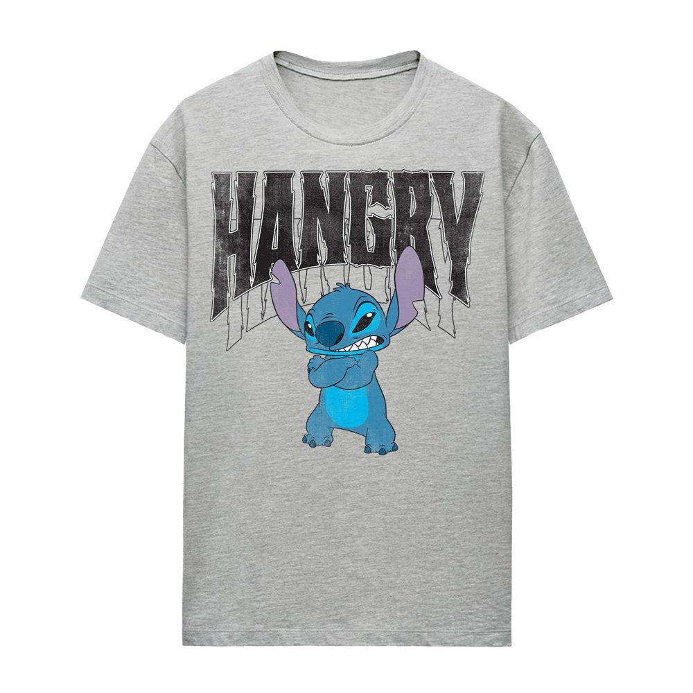 Light Grey - Disney - Lilo And Stitch Hangry T-Shirt Athletic Heather - 4