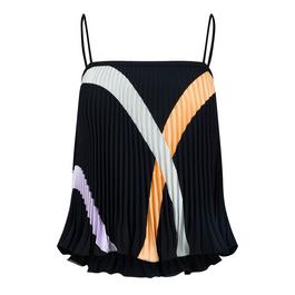 Emporio Armani Pleated Sleeveless Top