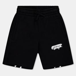 Off White Kids Fleece Shorts