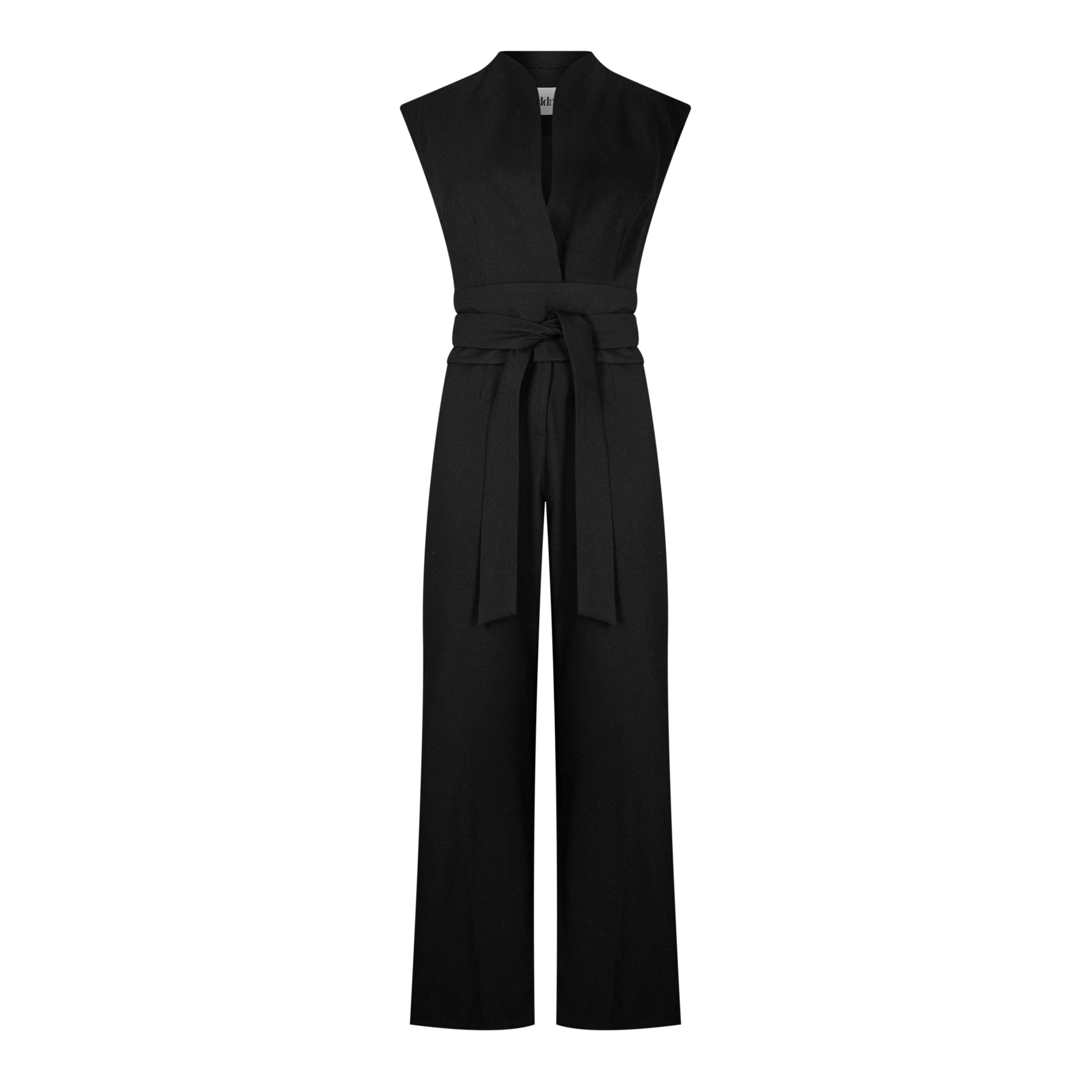 Black - Odd Muse - Women's Wrap Jumpsuit - 9