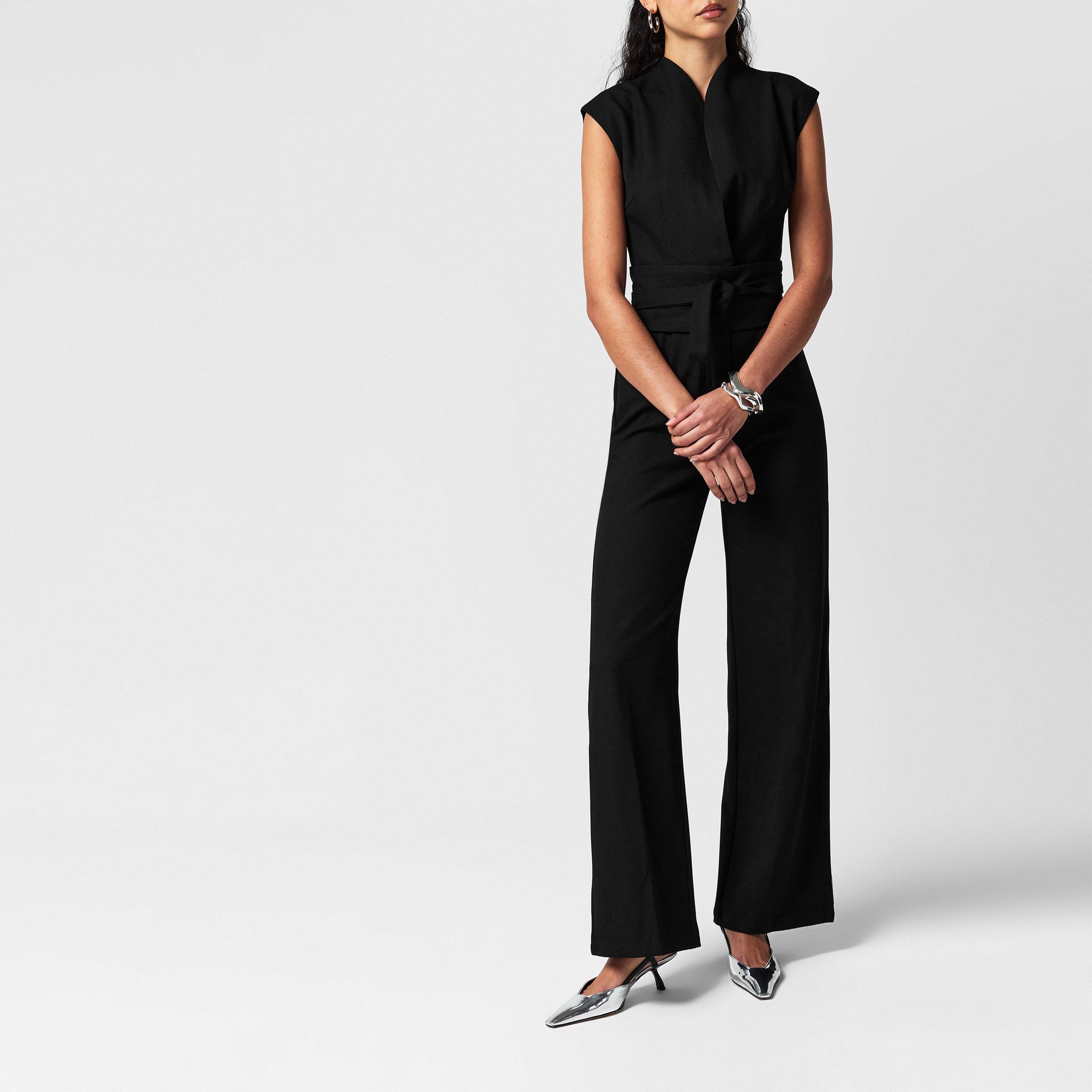 Black - Odd Muse - Women's Wrap Jumpsuit - 7