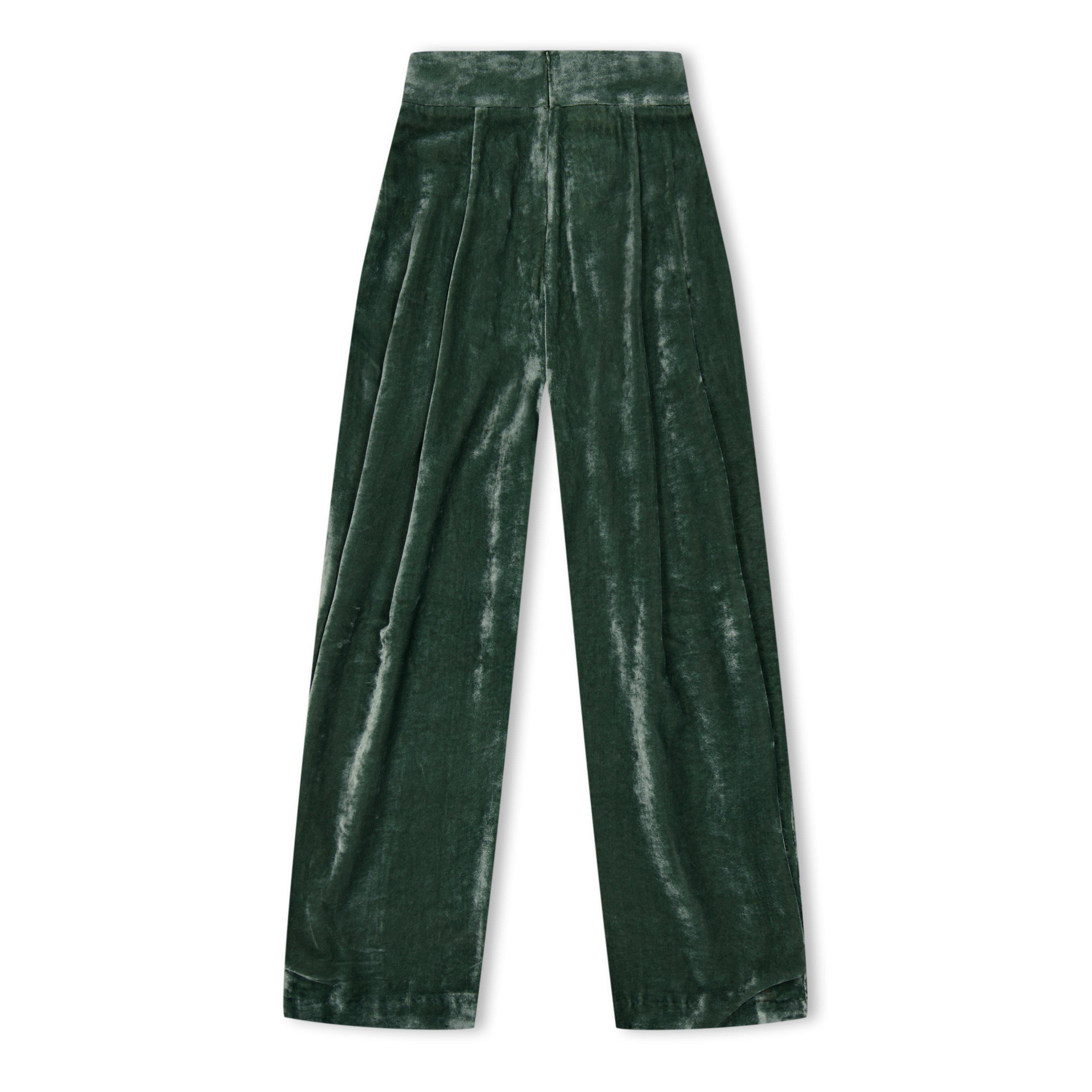 Emporio Armani Velvet Trousers Pantalon plisse Sports Direct