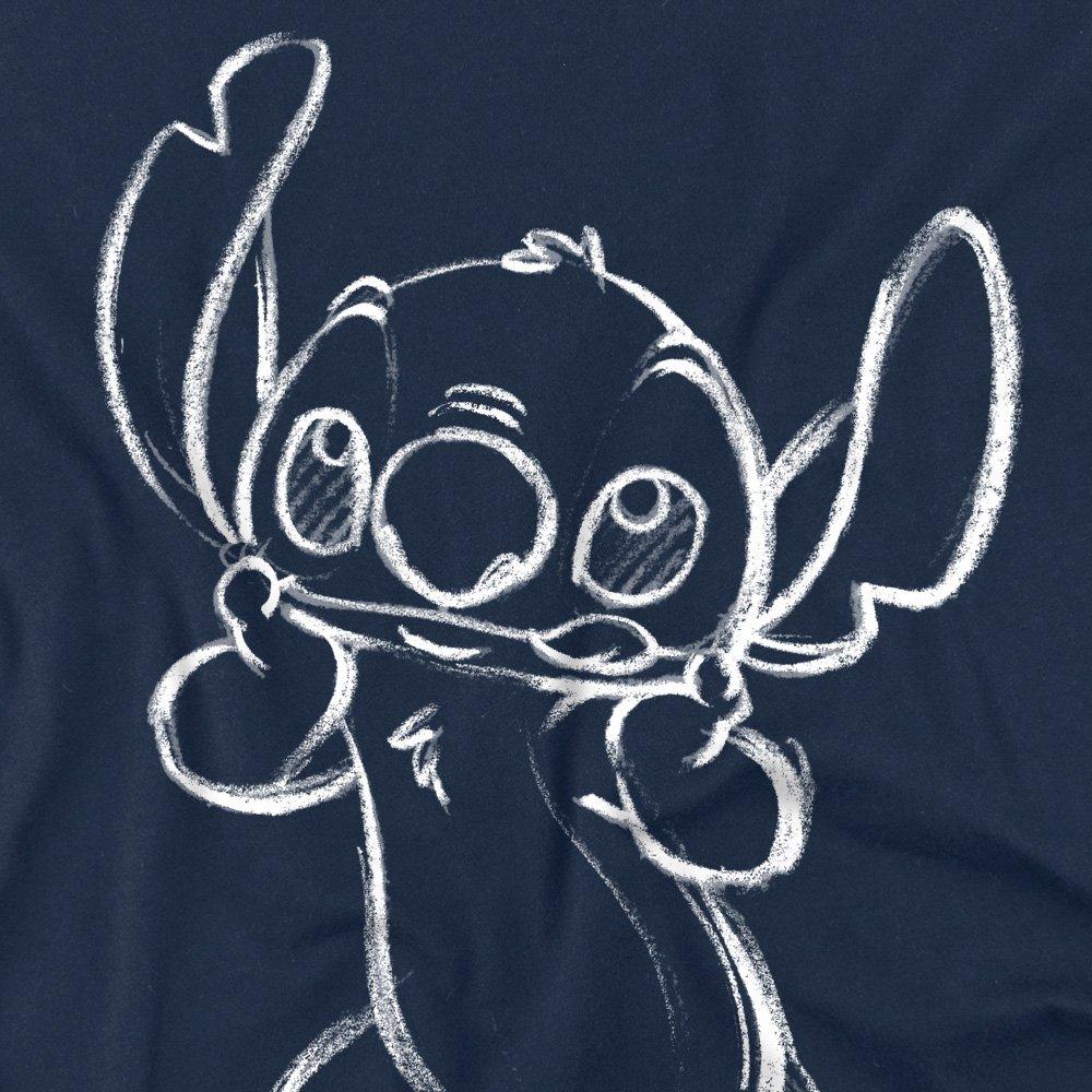Navy - Disney - Lilo And Stitch Sketch T-Shirt Navy - 2