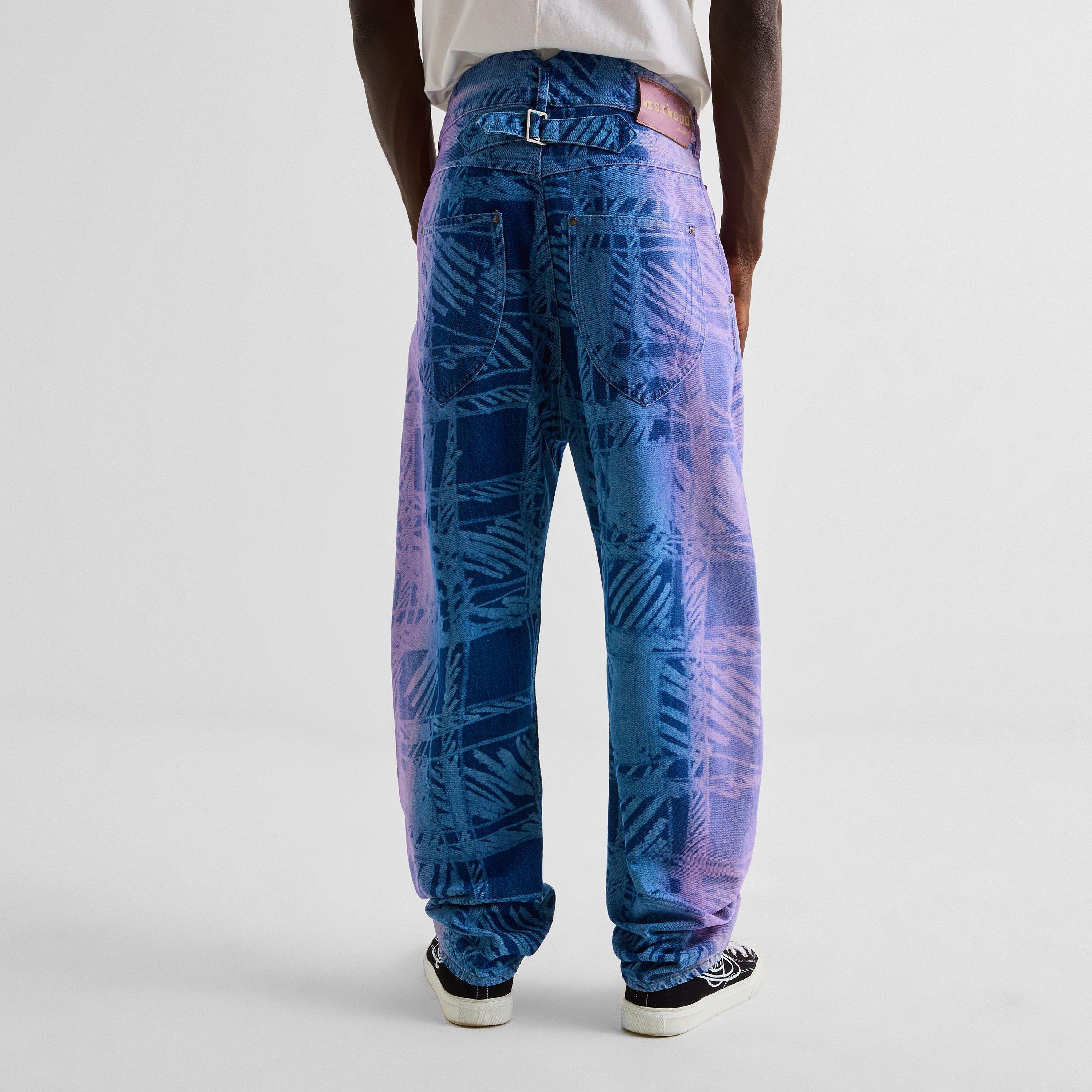 Blue - Vivienne Westwood - Viv Buckle Jeans Sn63 - 4