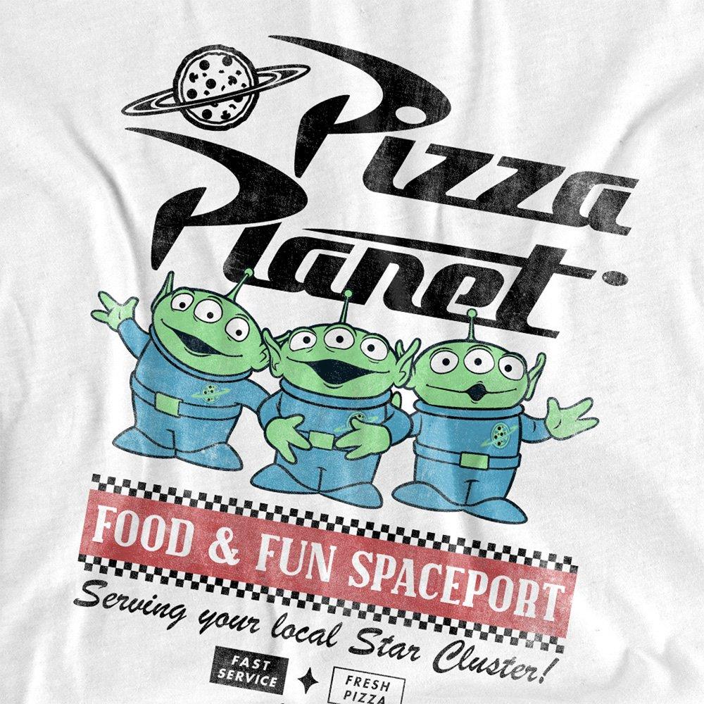 White - Disney - Toy Story Aliens Food Spaceport Long Sleeve T-Shir - 2