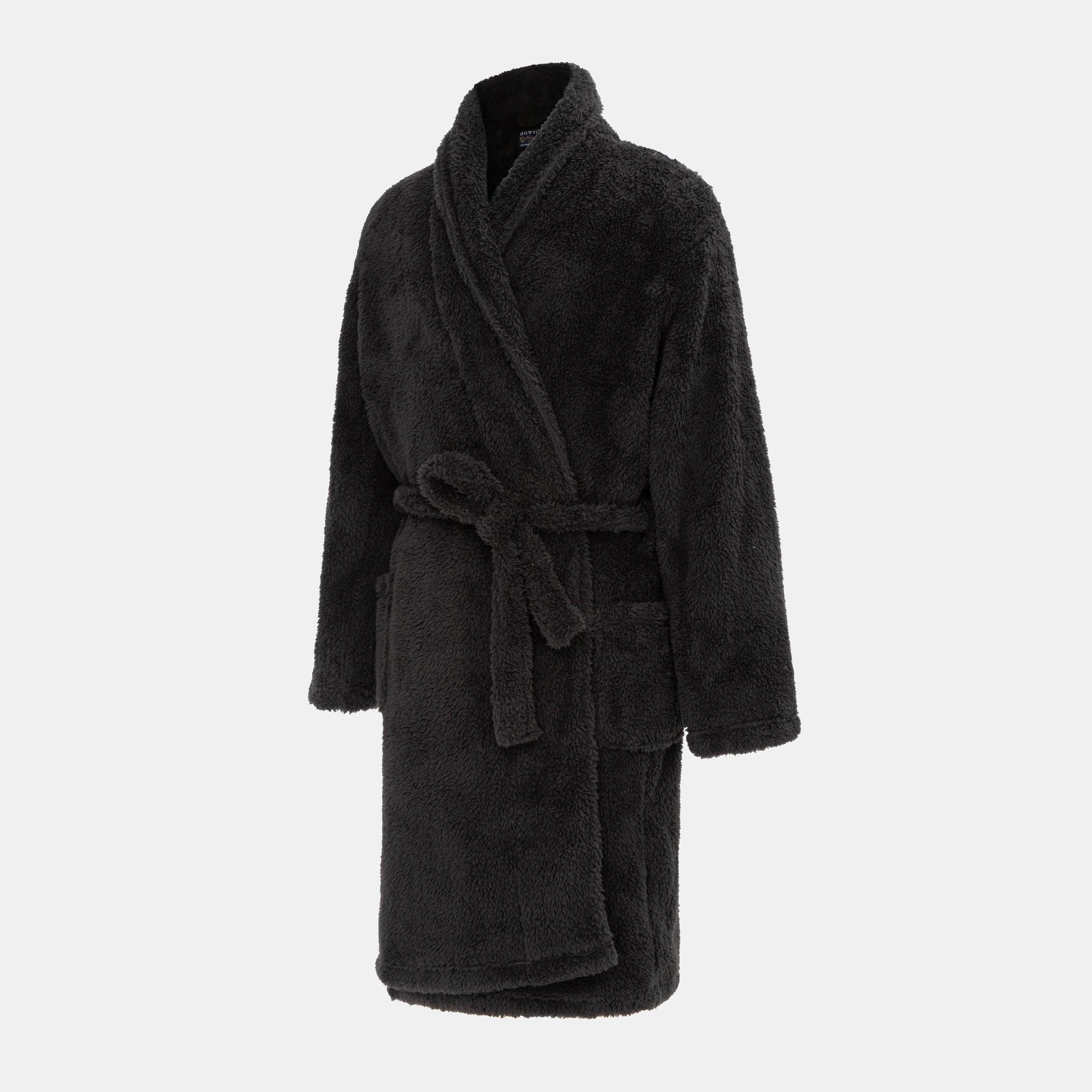Noir - Howick - Fleece Plain Robe Men - 3