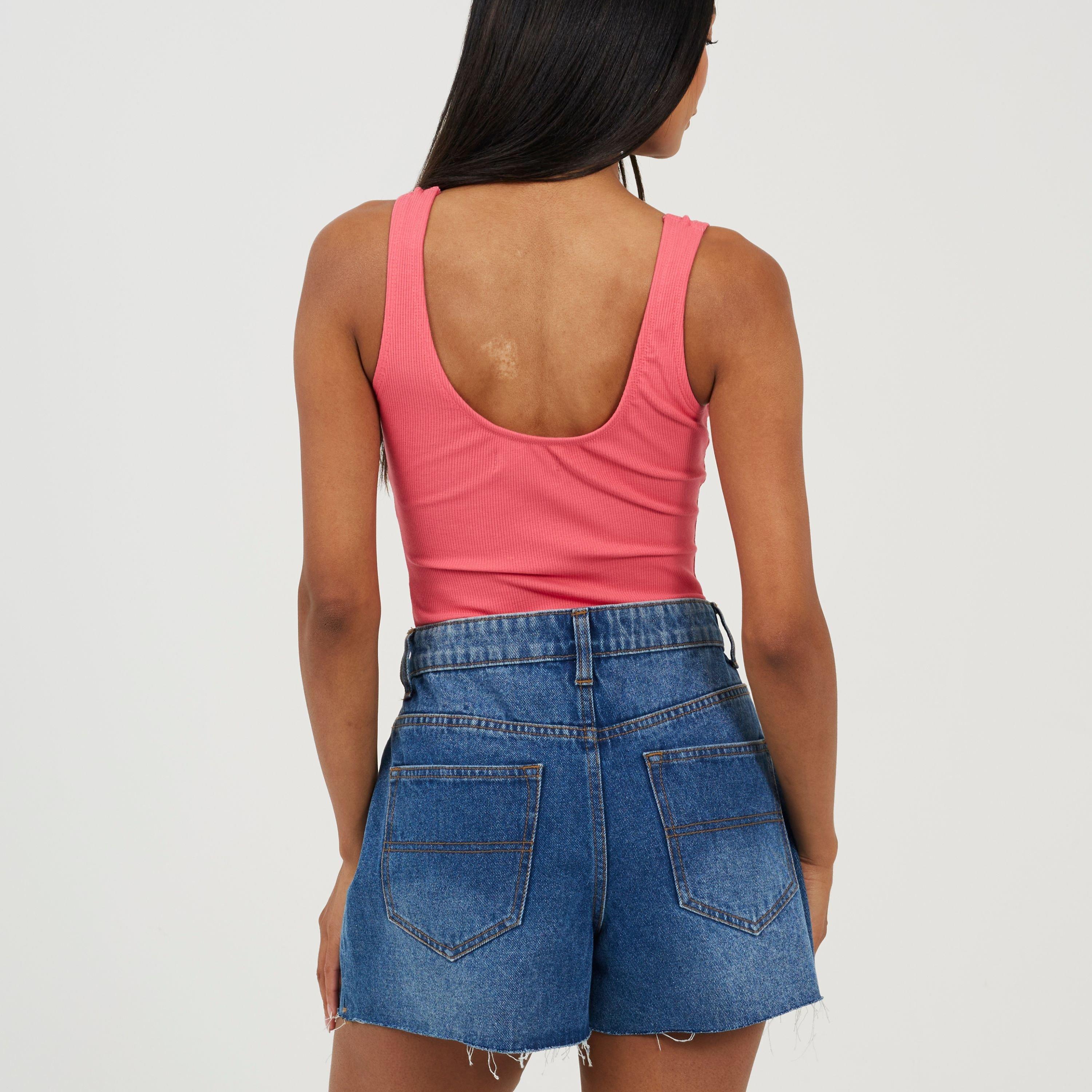 Rosa - Brave Soul - Womens High Neck Bodysuit with Long Sleeves - 2