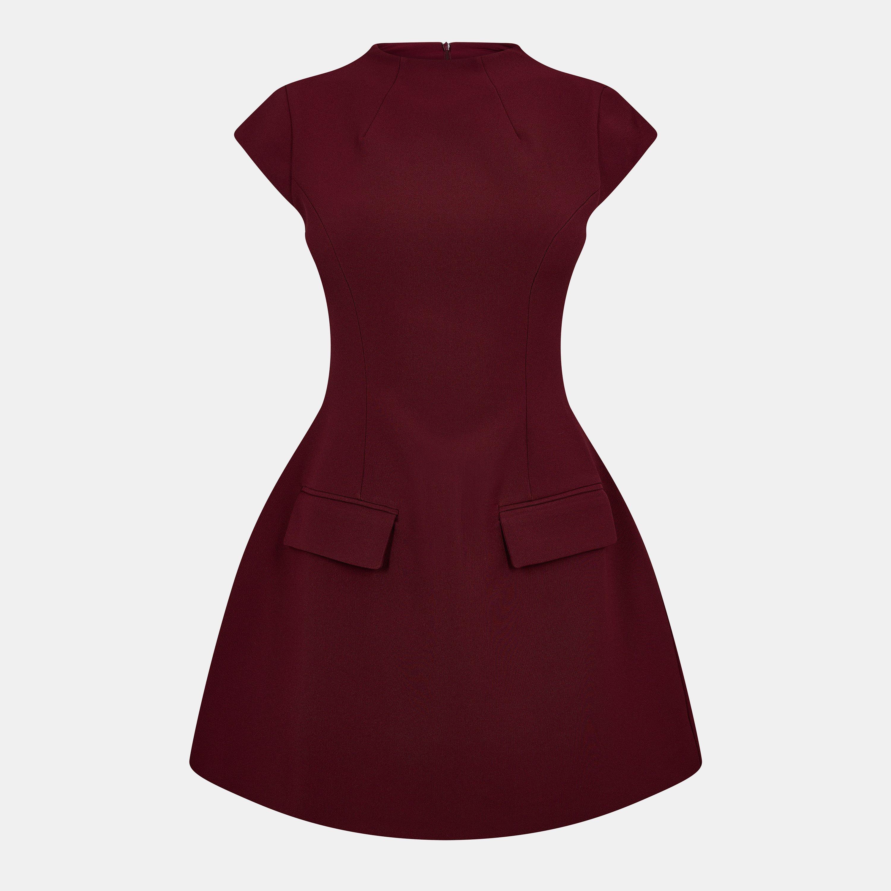 tiered mini dress black Black Celine Tiered Mini Dress