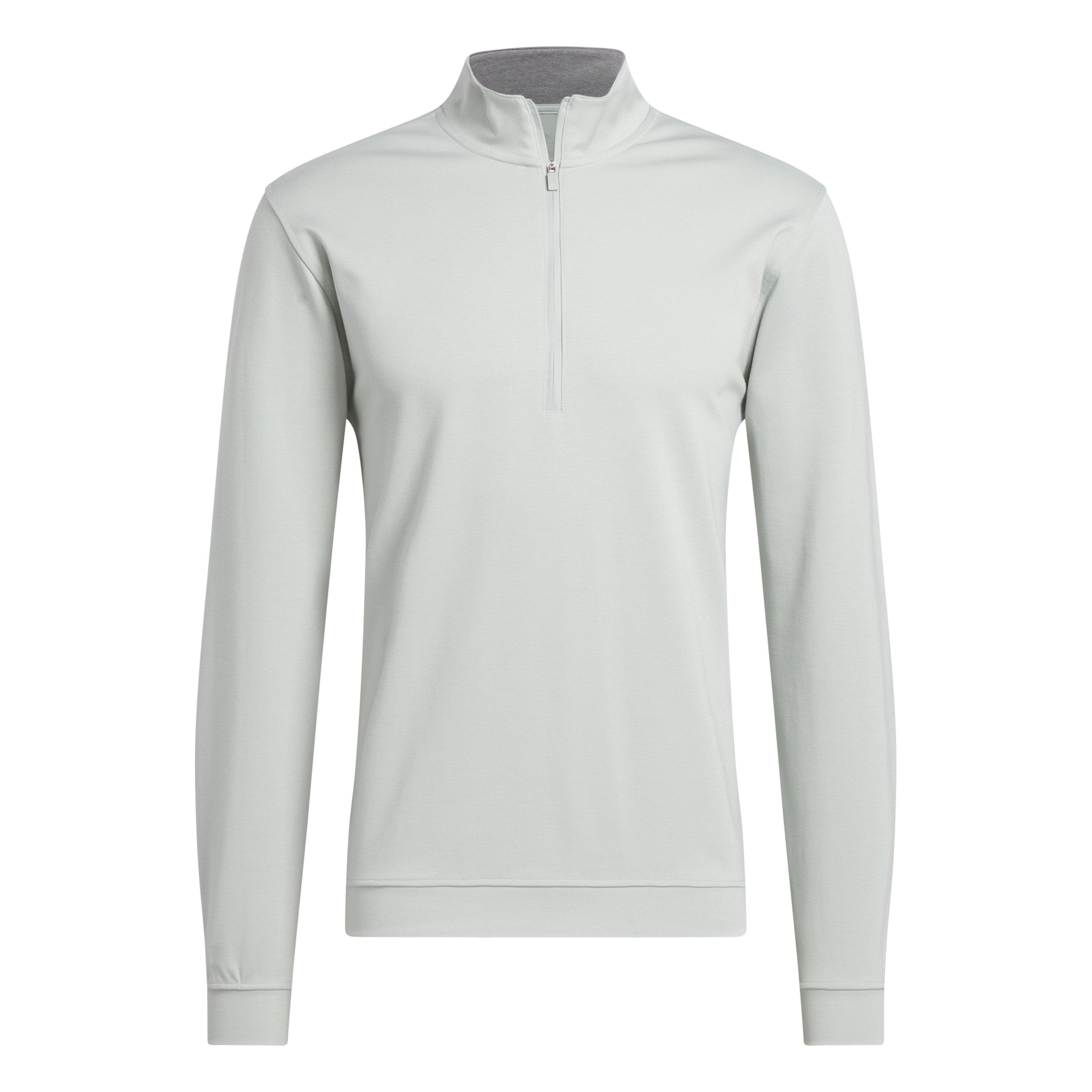 Adidas Men's 1/4 Zip Fleece - Wonder Silver - XS