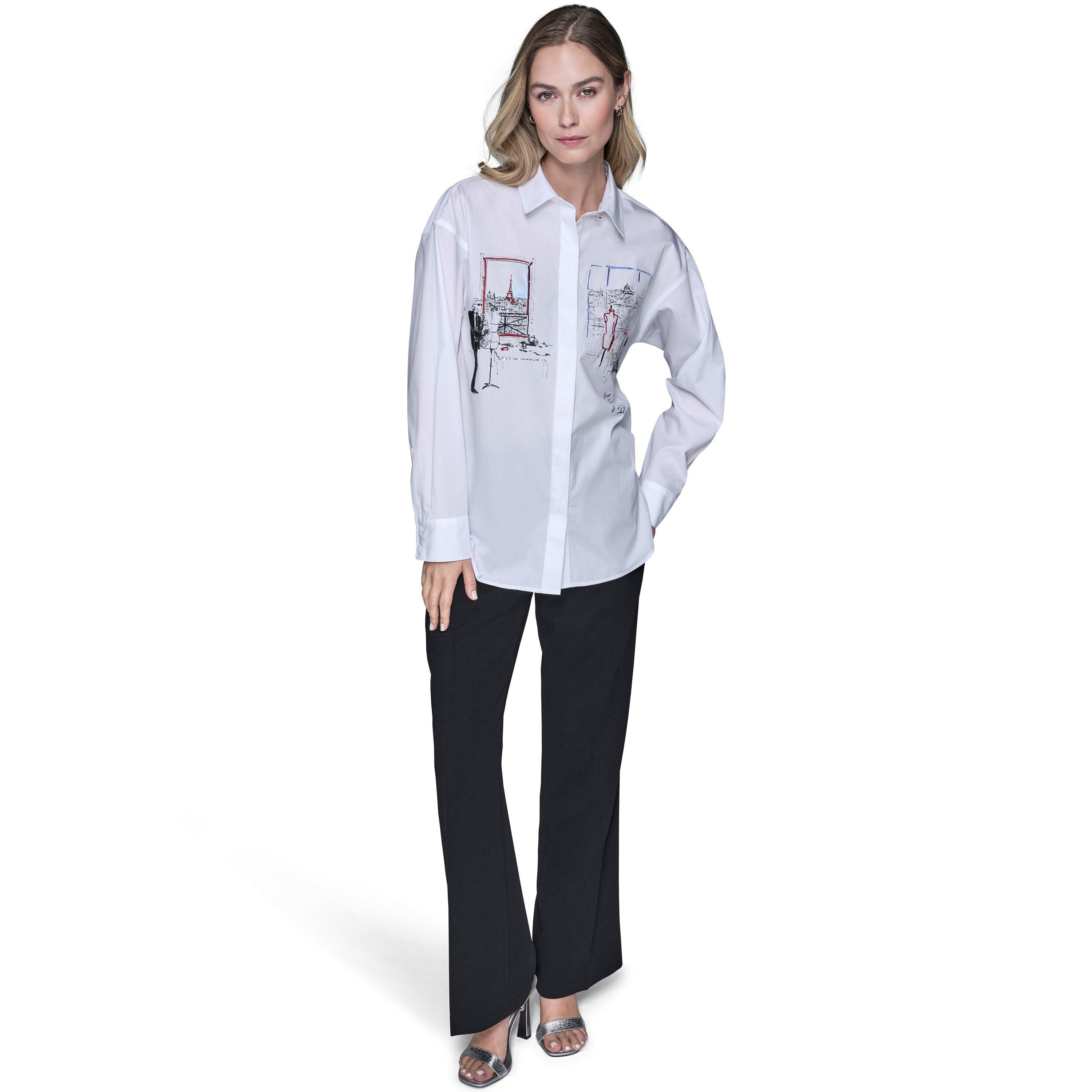 White - Karl Lagerfeld - Karl Paris Shirt Ld62 - 4