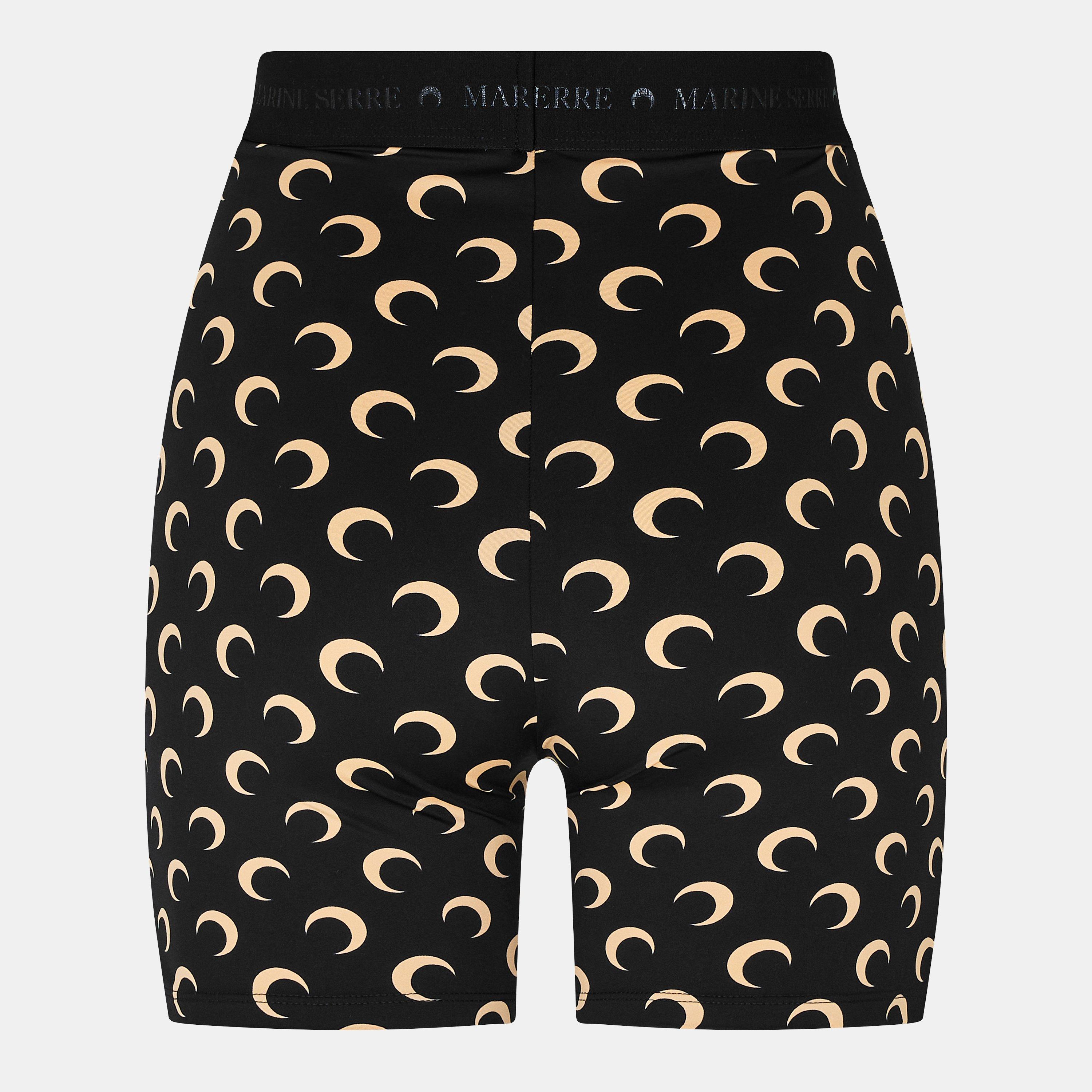 IT99 InverseTan - Marine Serre - Women's Moon Print Cycling Shorts - 2