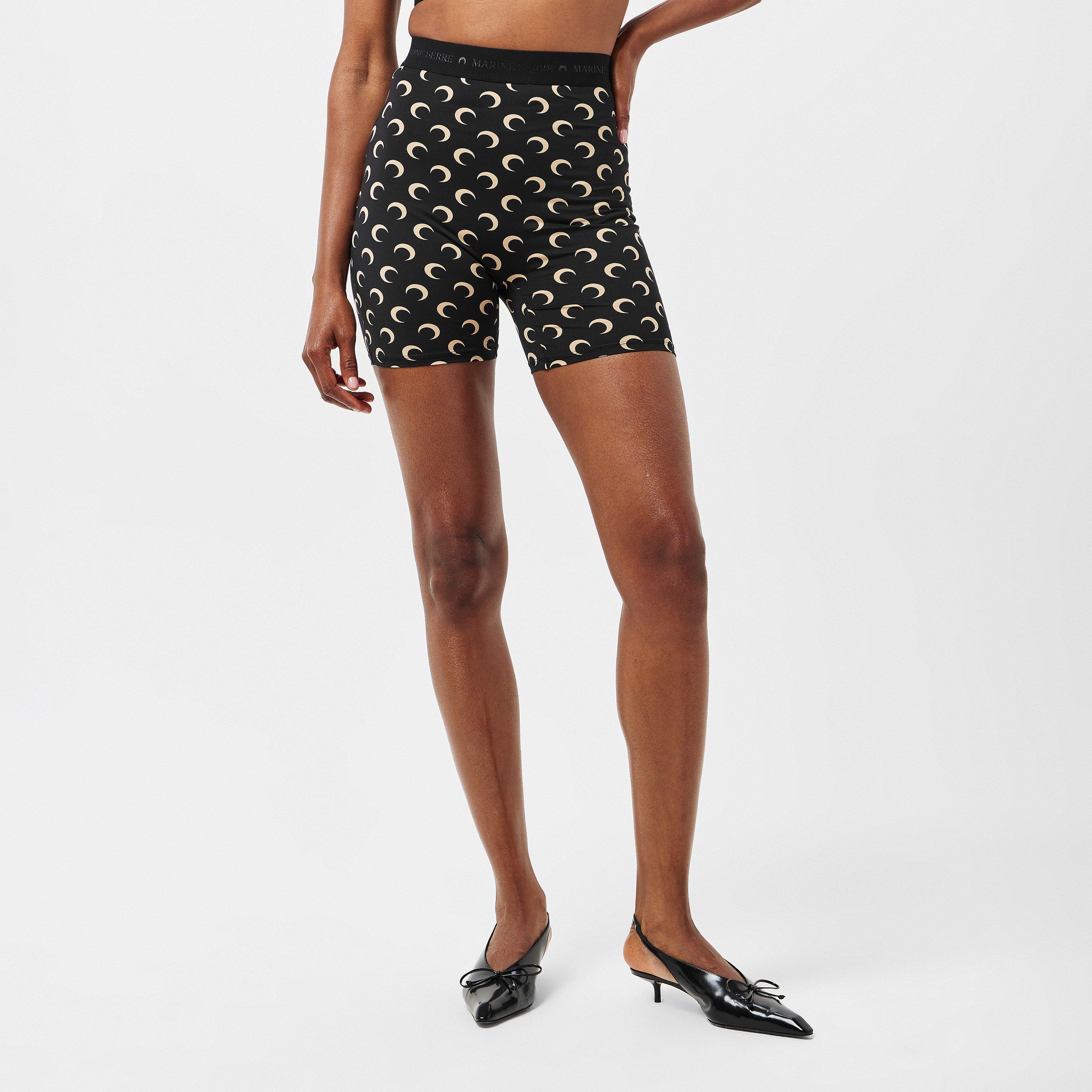 IT99 InverseTan - Marine Serre - Women's Moon Print Cycling Shorts - 3