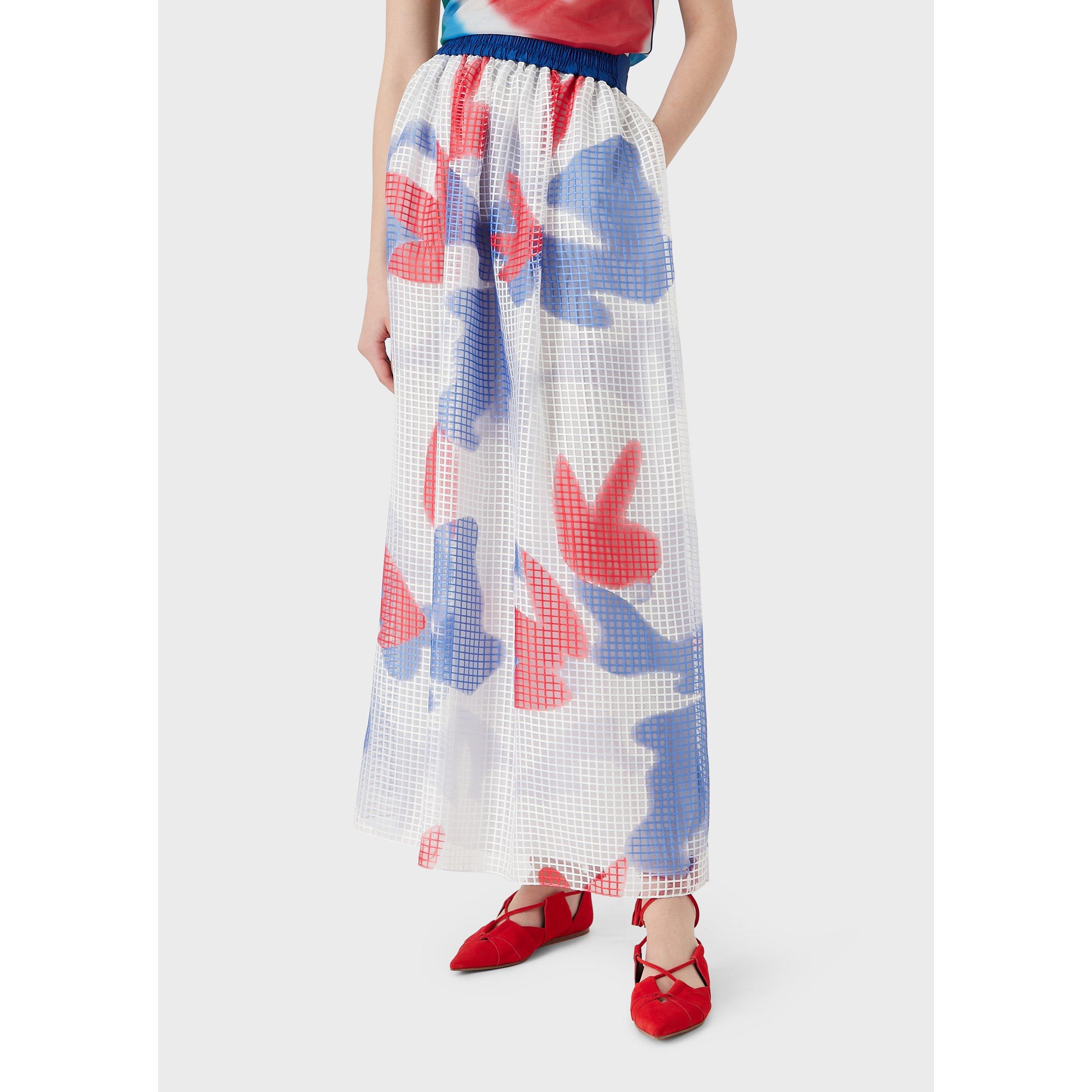 Emporio Armani Women's Maxi Skirt - Fantasia - 12 (M)