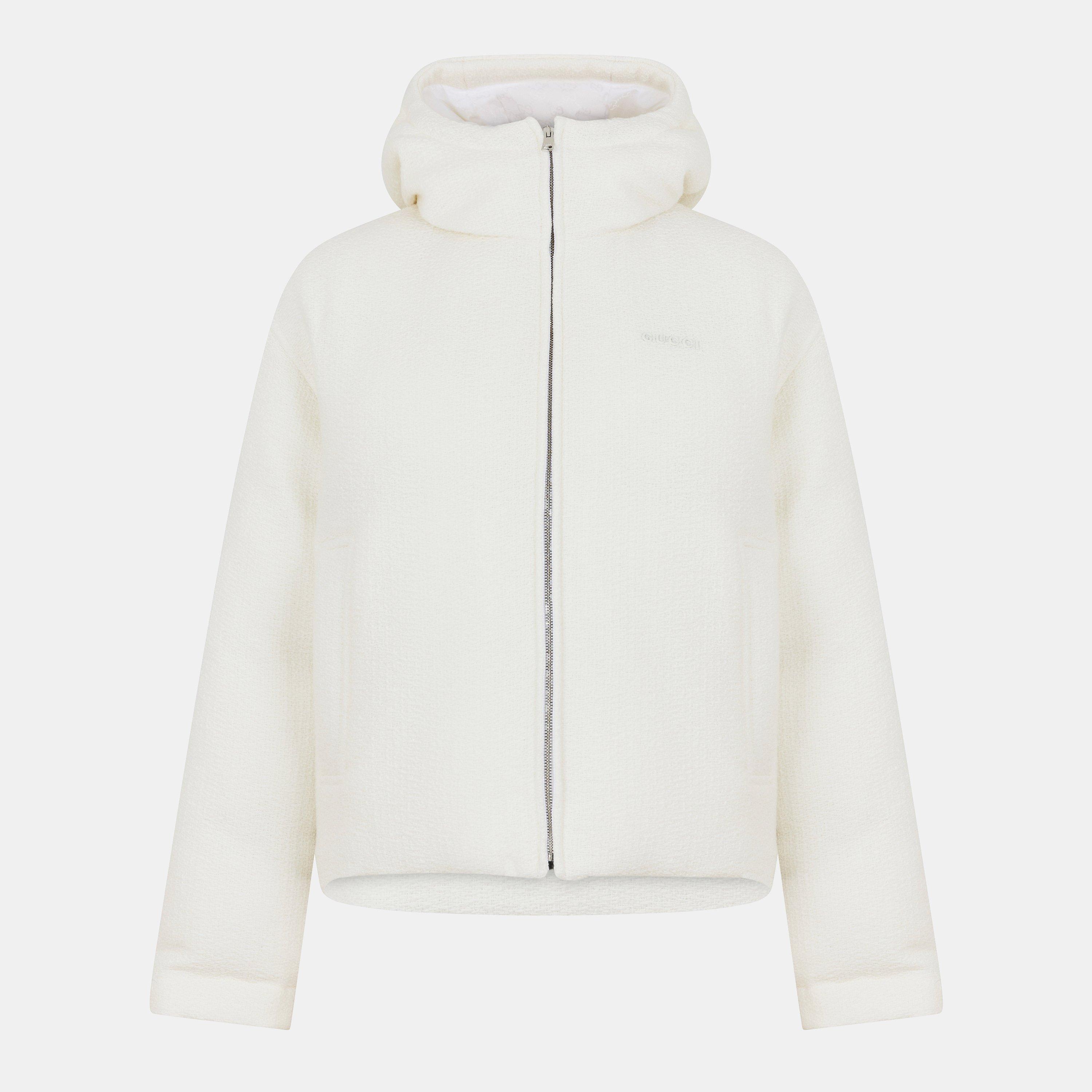 Gucci Women's Tailored Fit Bomber Jacket - Off White - Size 42 (UK 10)