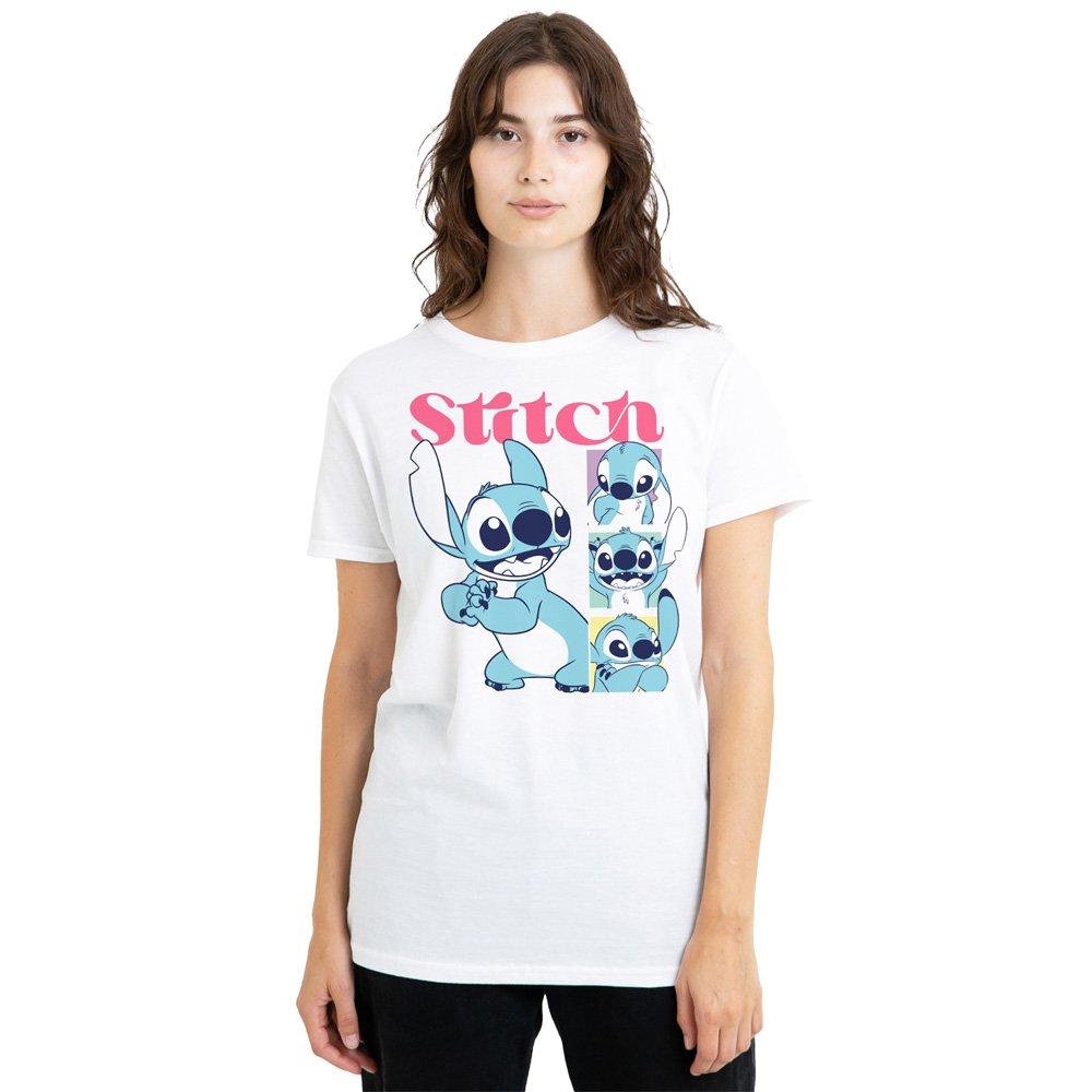 White - Disney - Lilo And Stitch 100 Kisses Classic T Shirt White - 1