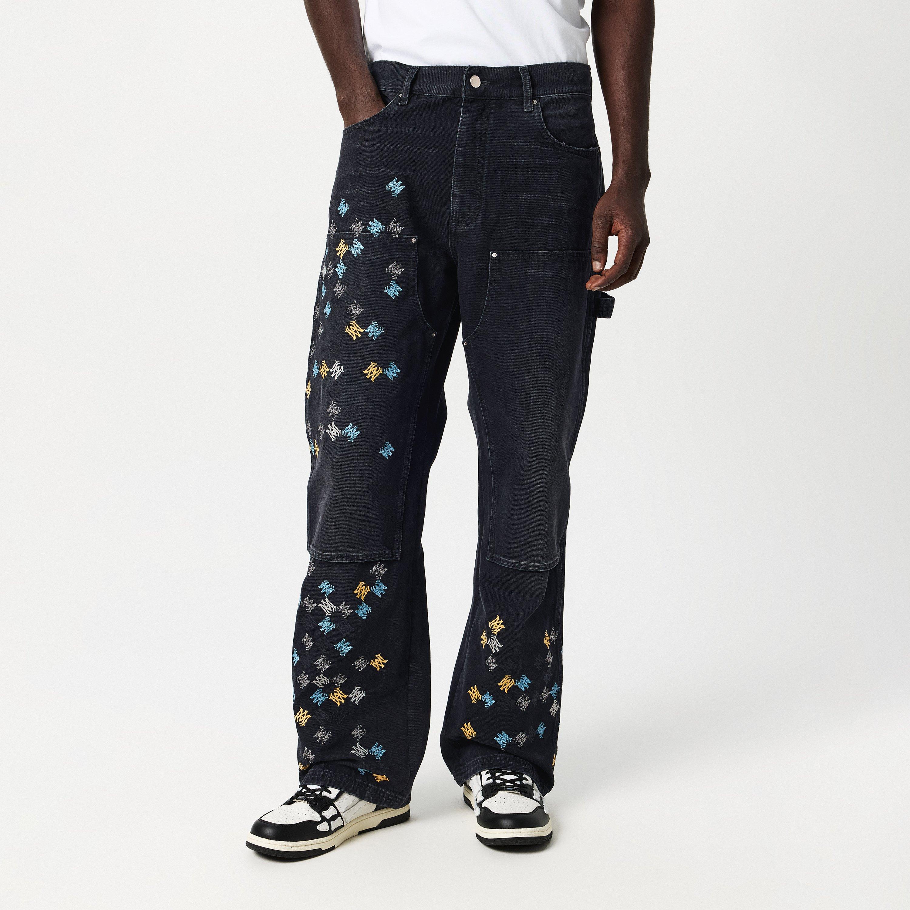 Vintage Black - Amiri - Men's Carpenter Wide Leg Jeans - 3