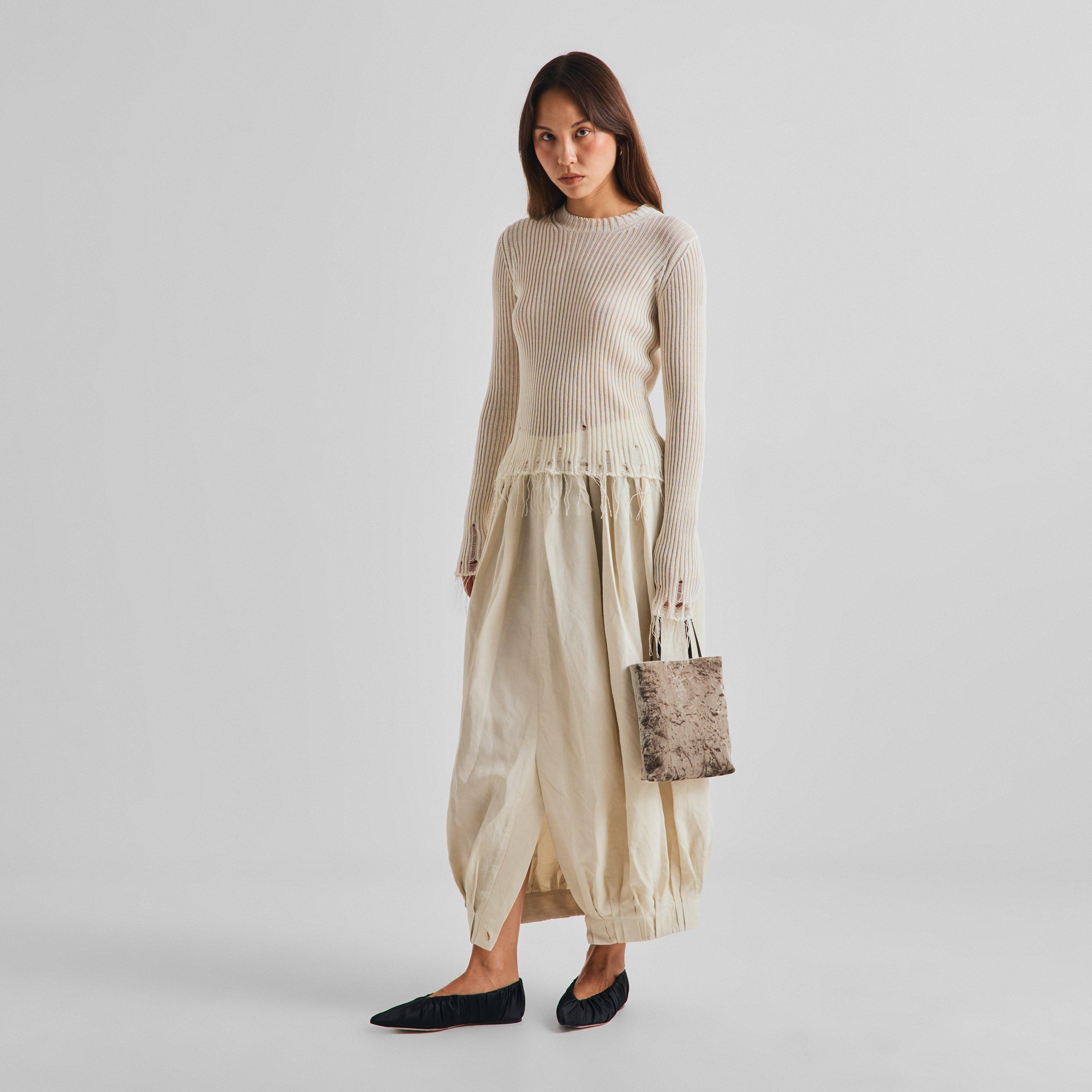 Off White - Uma Wang - Women's Long Sleeve Knitted Top - 6