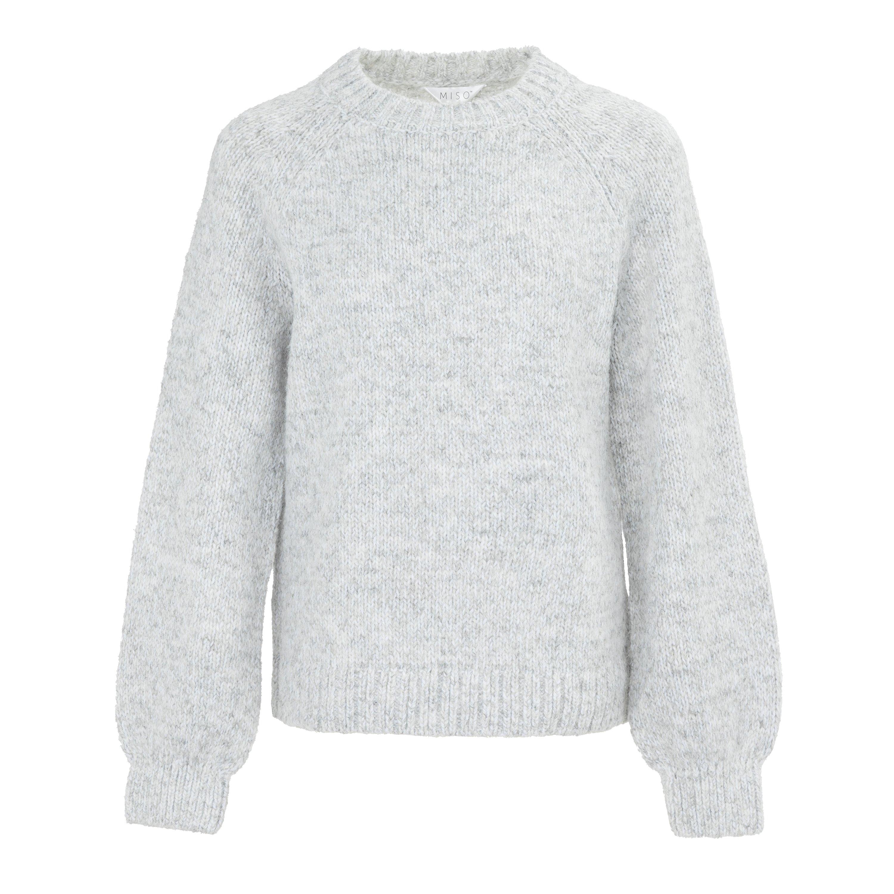 Grå - Miso - Blouson Jumper Women - 1